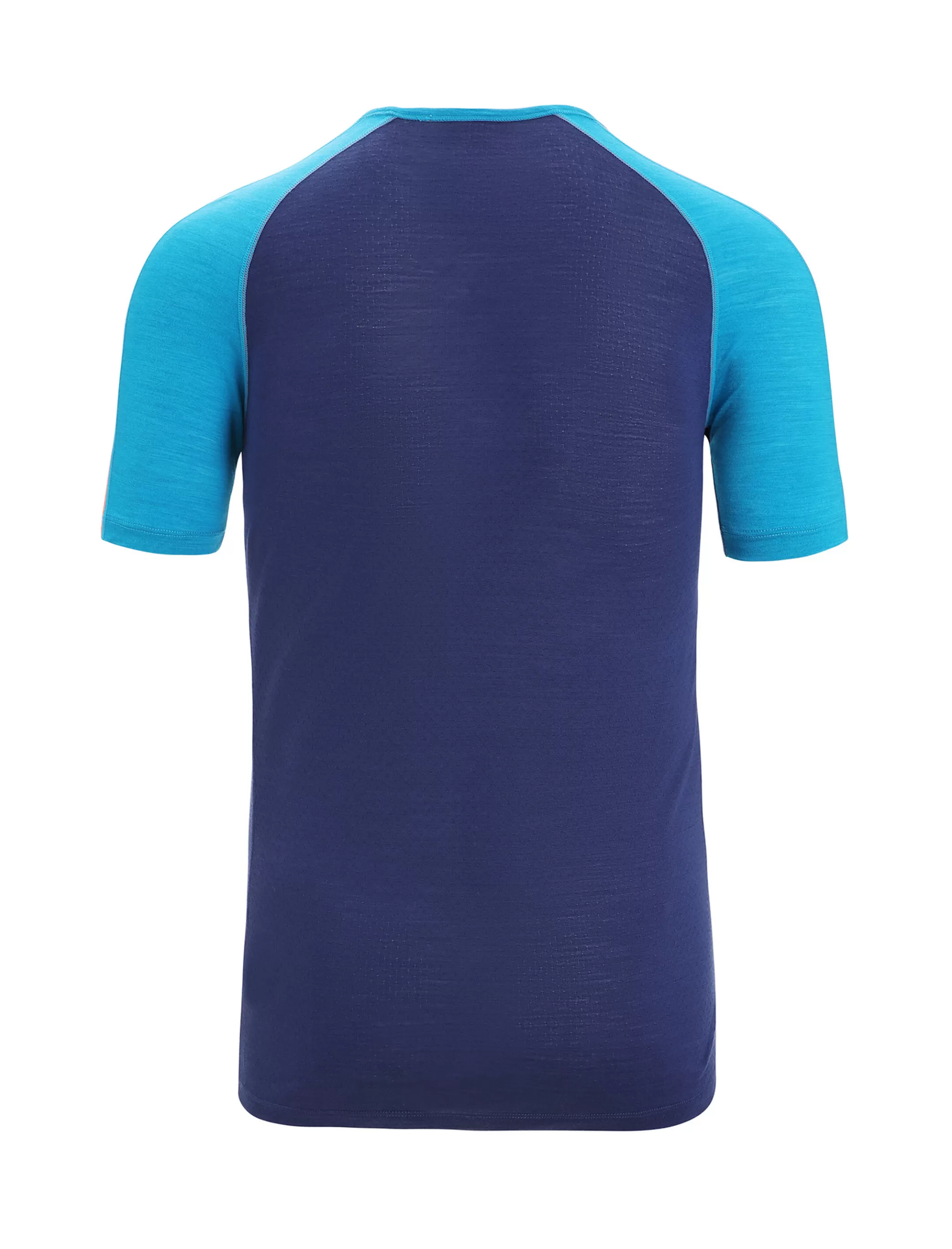 Fashion icebreaker Men'S 125 Zoneknit™ Merino Short Sleeve Crewe Thermal Top Geo Blue/Royal Navy