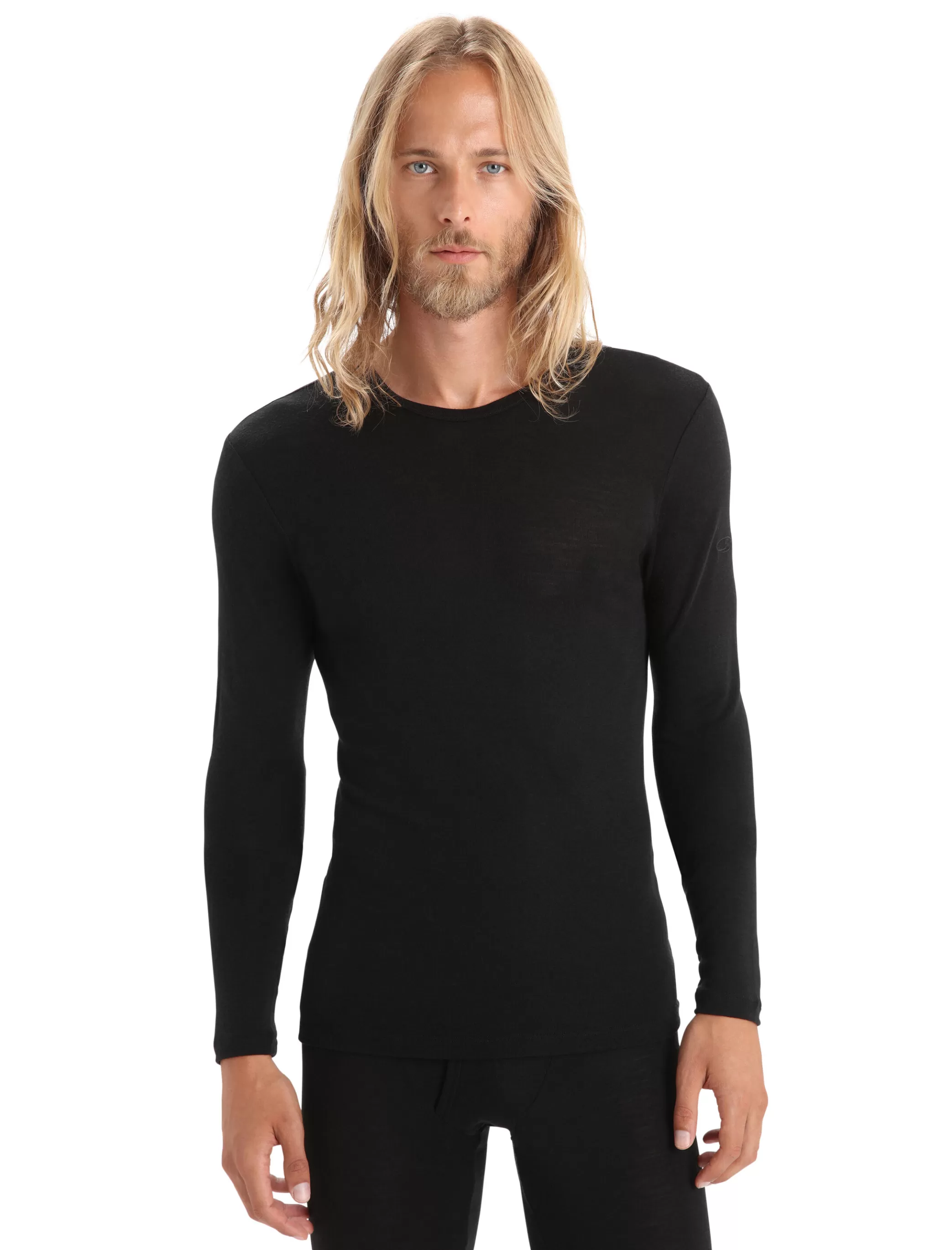 Cheap icebreaker Men'S Merino 175 Everyday Long Sleeve Crew Neck Thermal Top Black