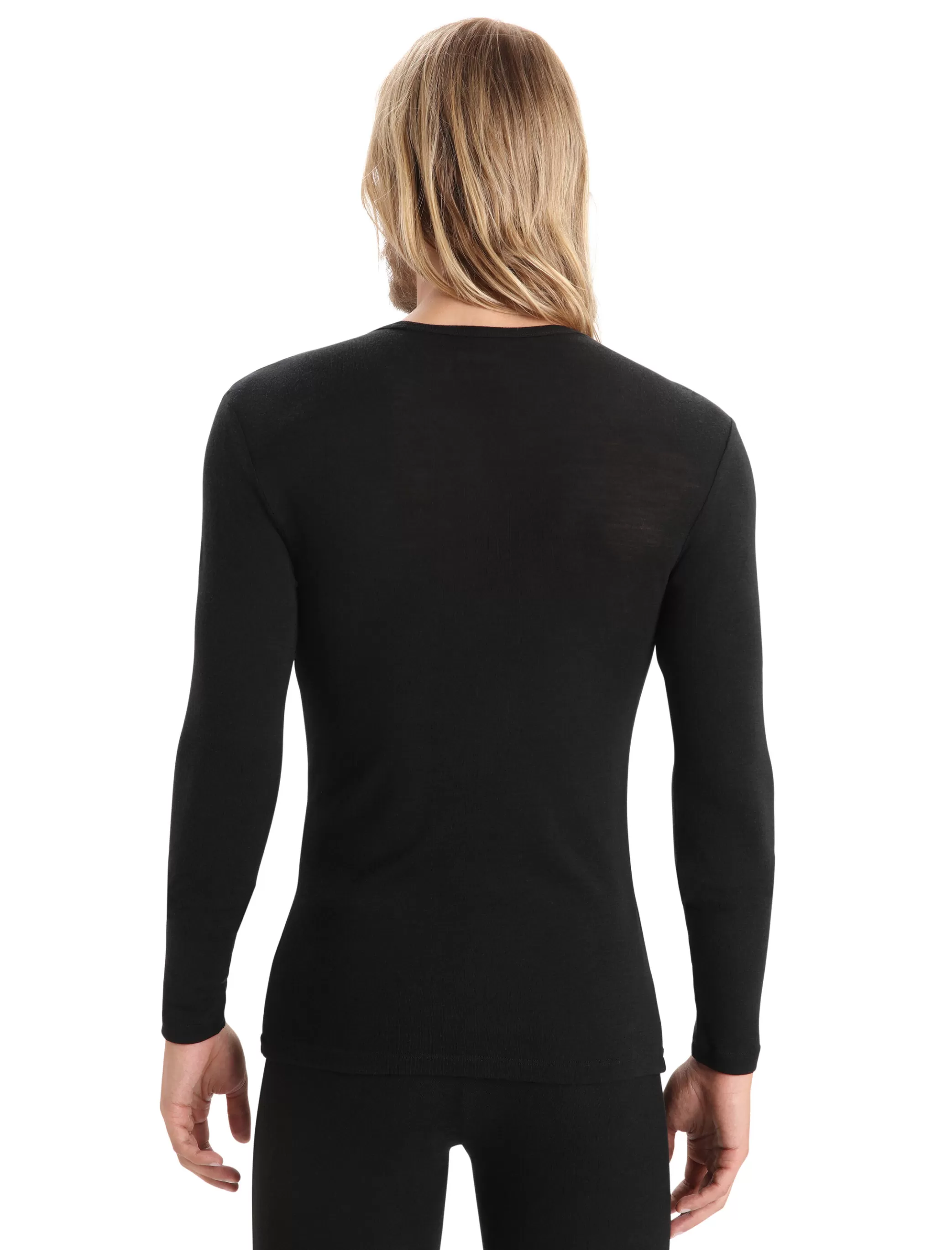 Cheap icebreaker Men'S Merino 175 Everyday Long Sleeve Crew Neck Thermal Top Black