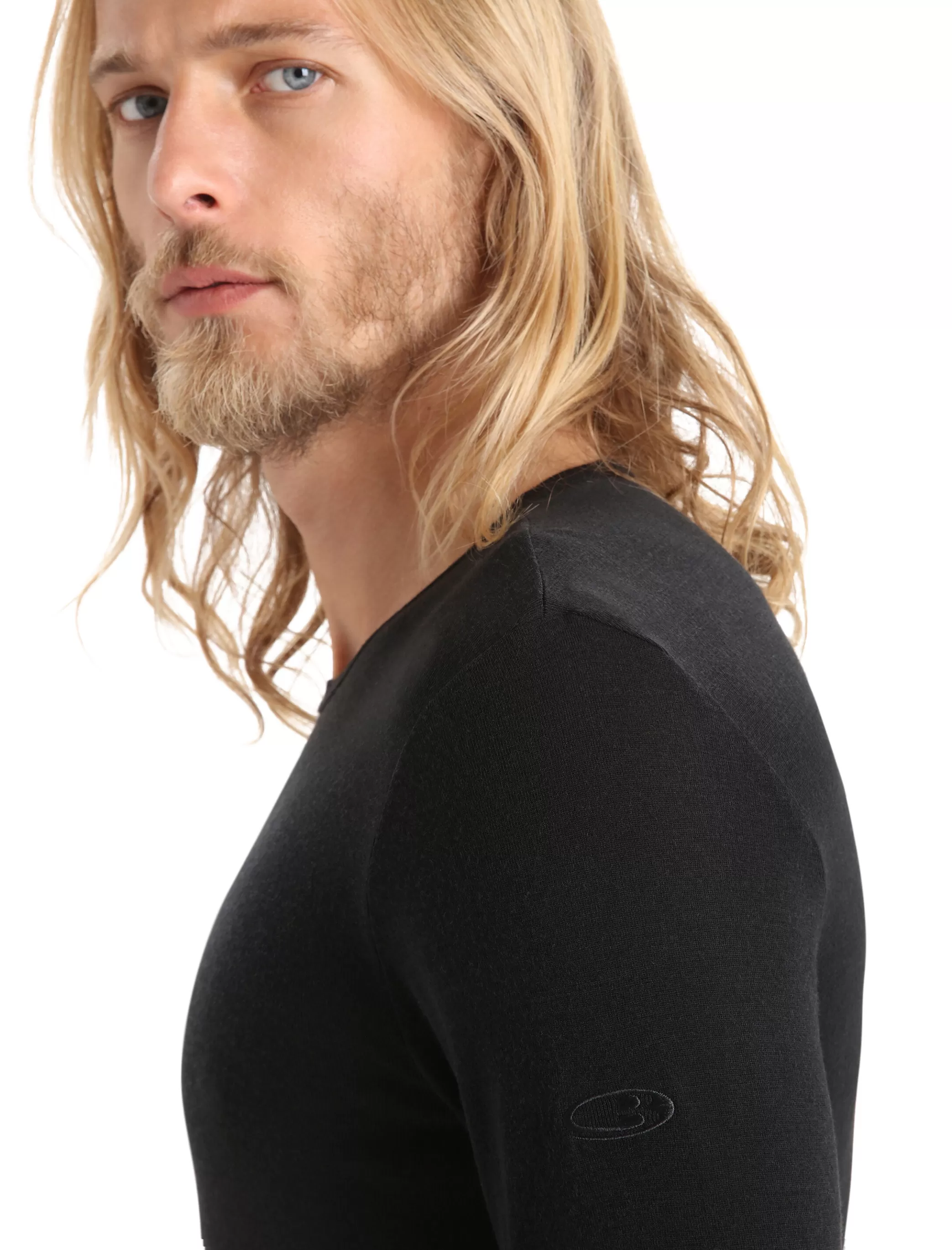 Cheap icebreaker Men'S Merino 175 Everyday Long Sleeve Crew Neck Thermal Top Black