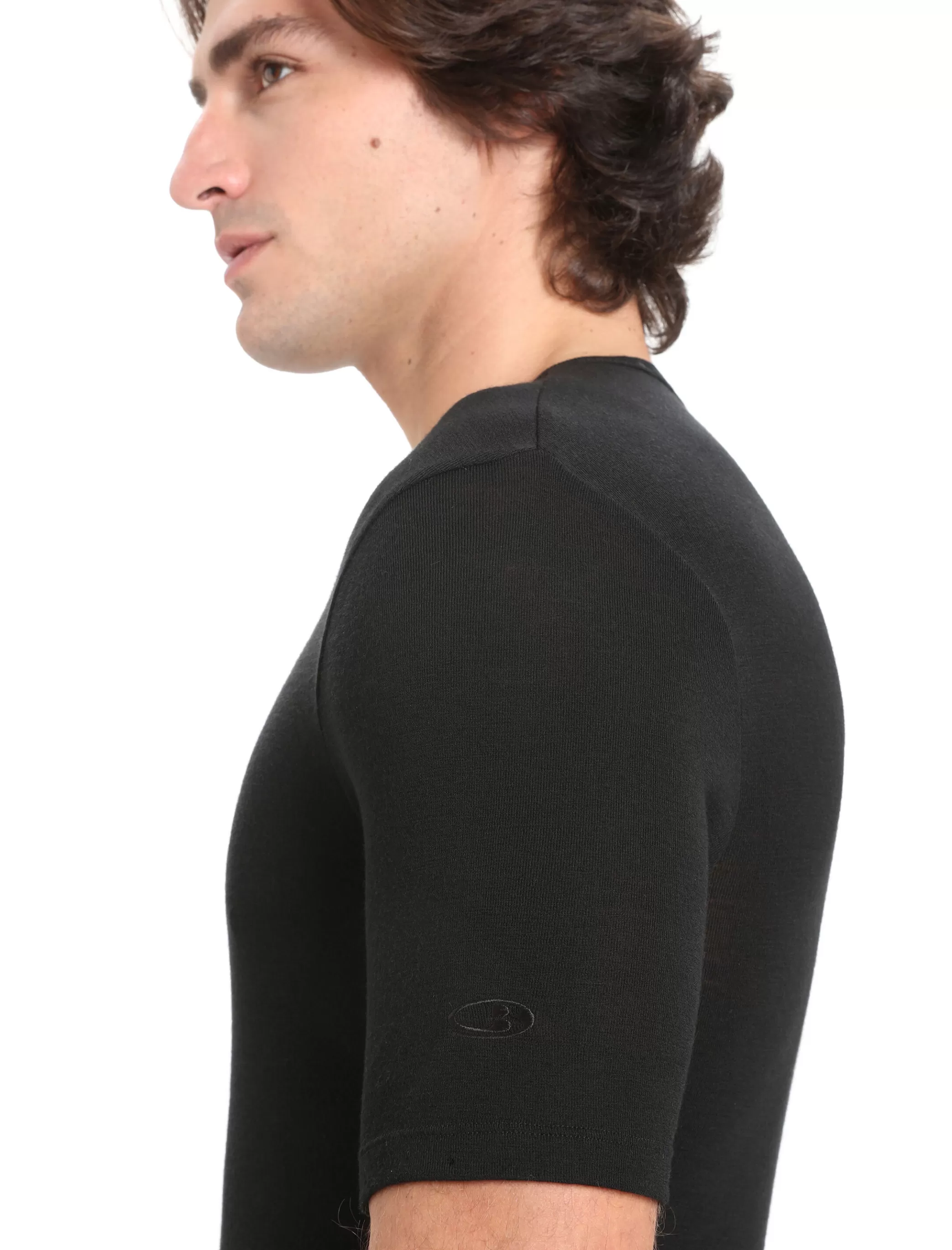 Discount icebreaker Men'S Merino 175 Everyday Short Sleeve Crew Neck Thermal Top Black
