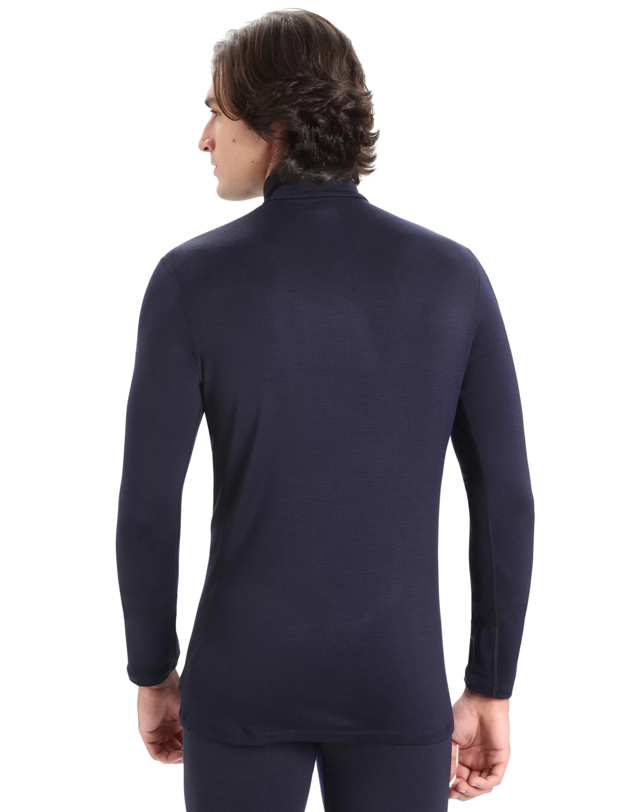 New icebreaker Men'S Merino 260 Tech Long Sleeve Half Zip Thermal Top Midnight Navy