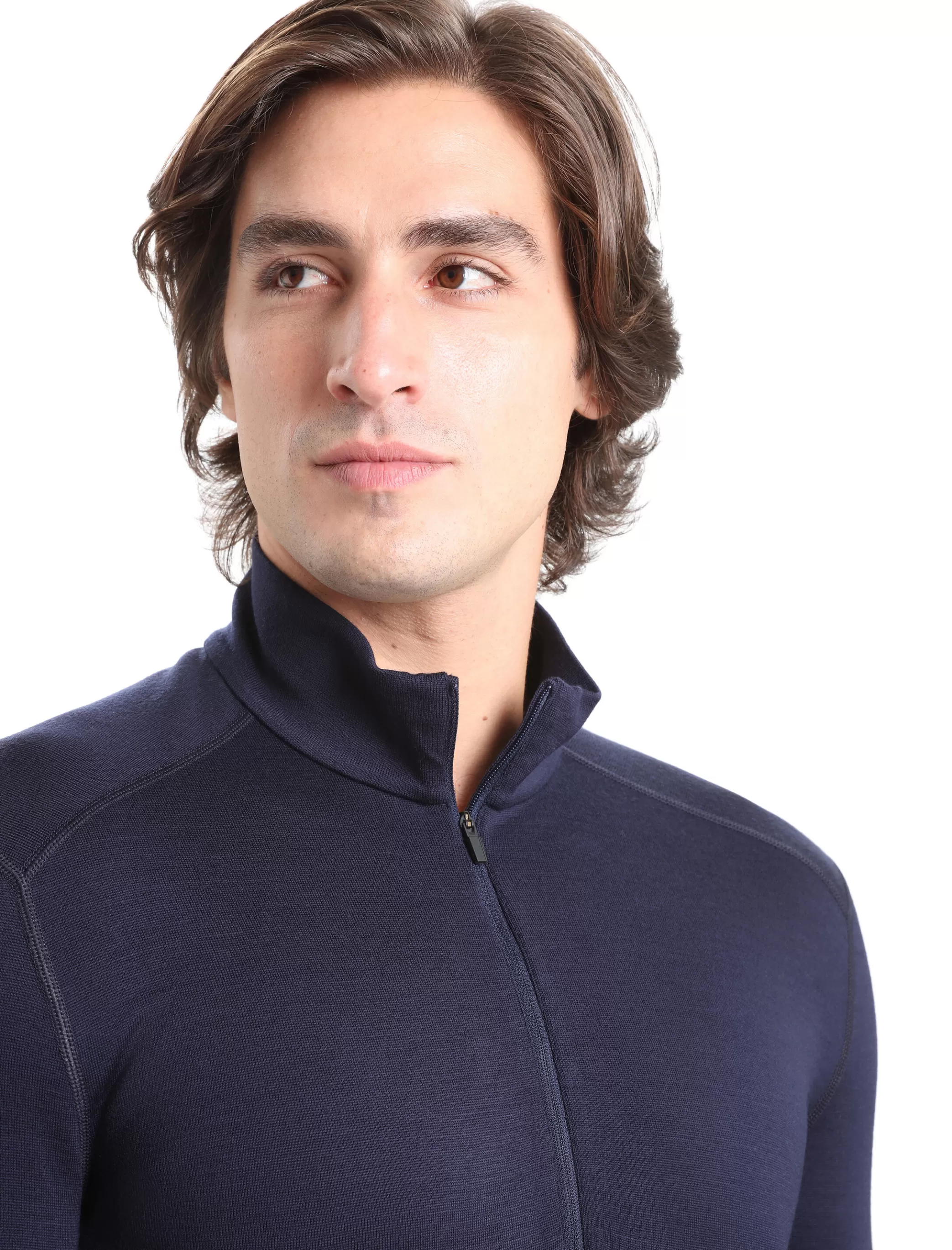 New icebreaker Men'S Merino 260 Tech Long Sleeve Half Zip Thermal Top Midnight Navy