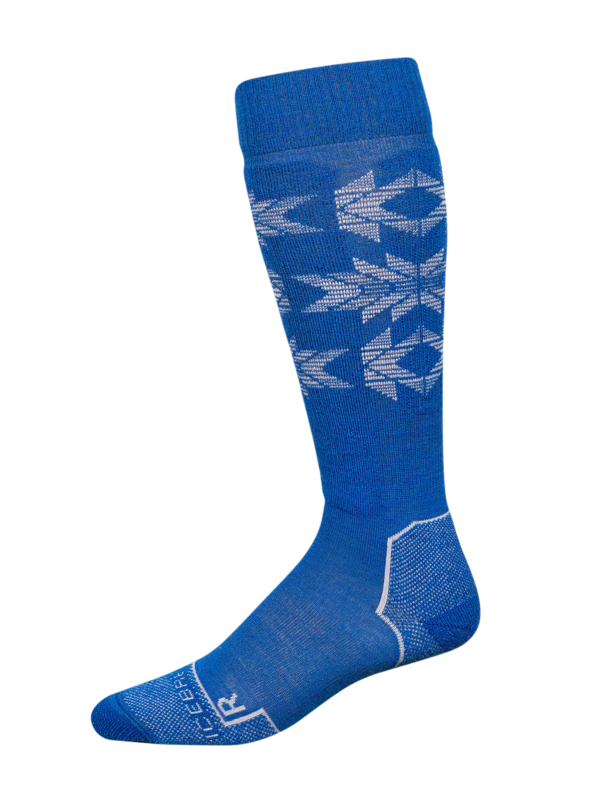 Online icebreaker Men'S Merino Ski+ Light Over The Calf Socks Ski Heritage Lazurite/Snow
