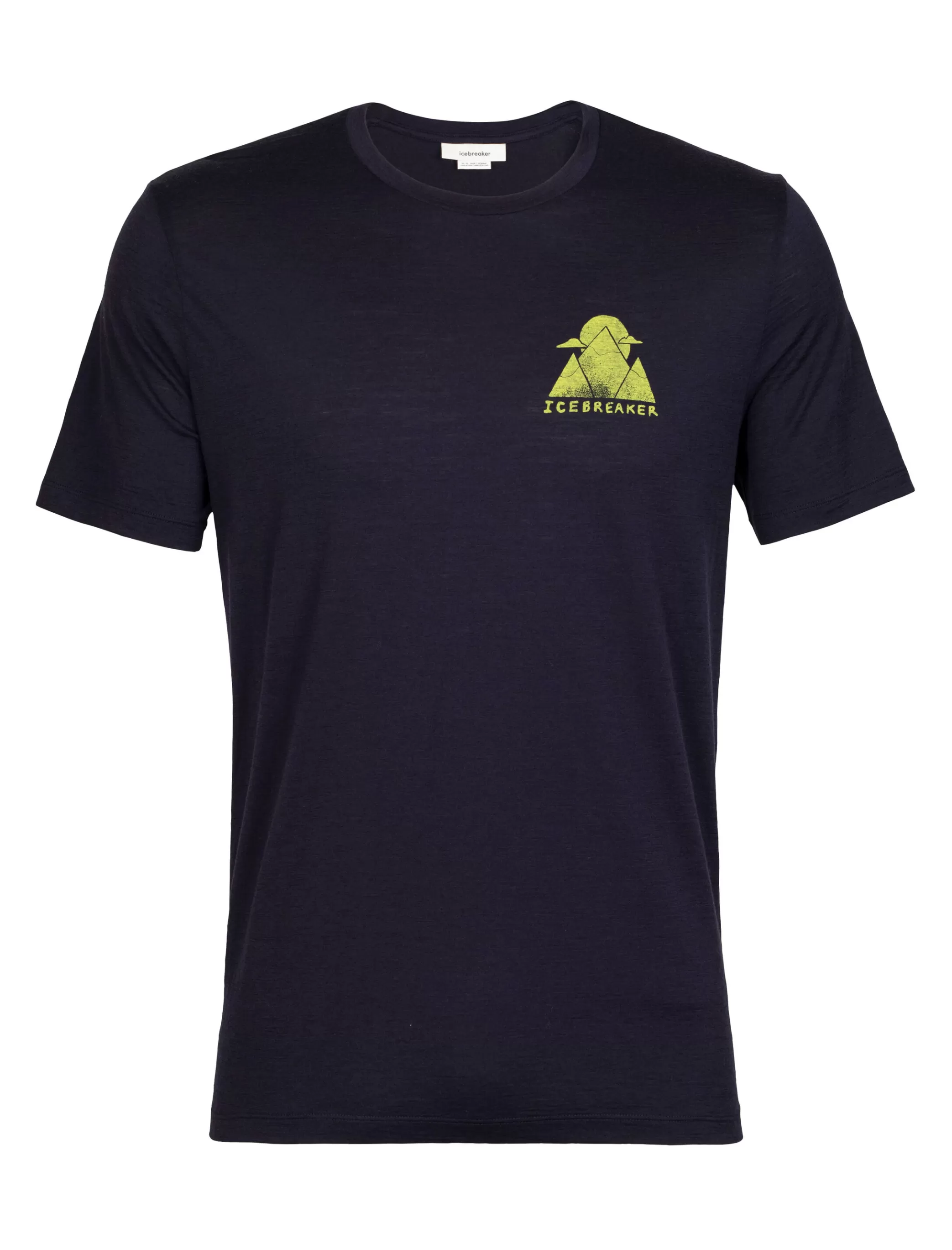 Outlet icebreaker Men'S Merino Tech Lite Ii Short Sleeve Tee Alp Ascension Midnight Navy