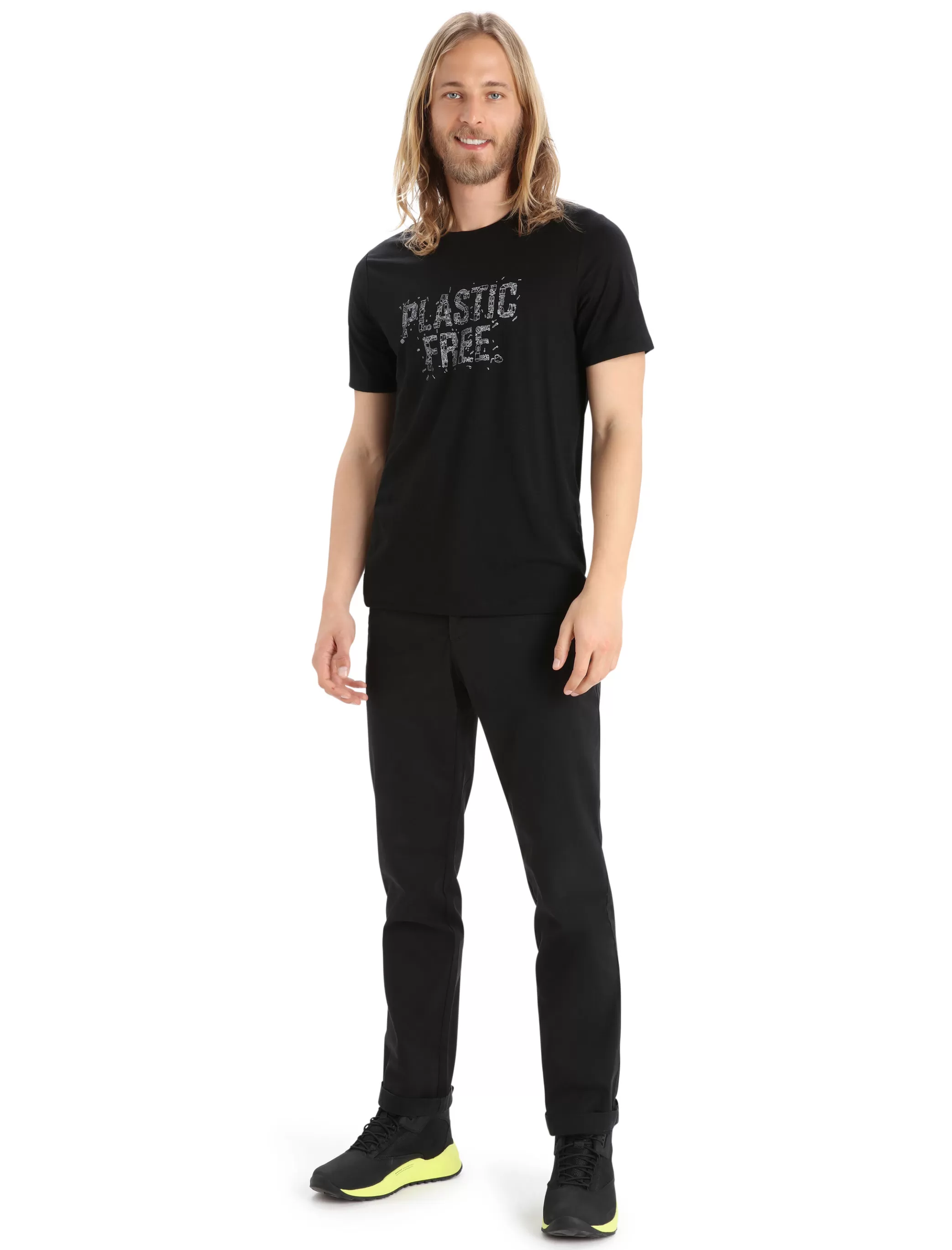 Best Sale icebreaker Men'S Merino Tech Lite Ii Short Sleeve Tee Plastic Free Black