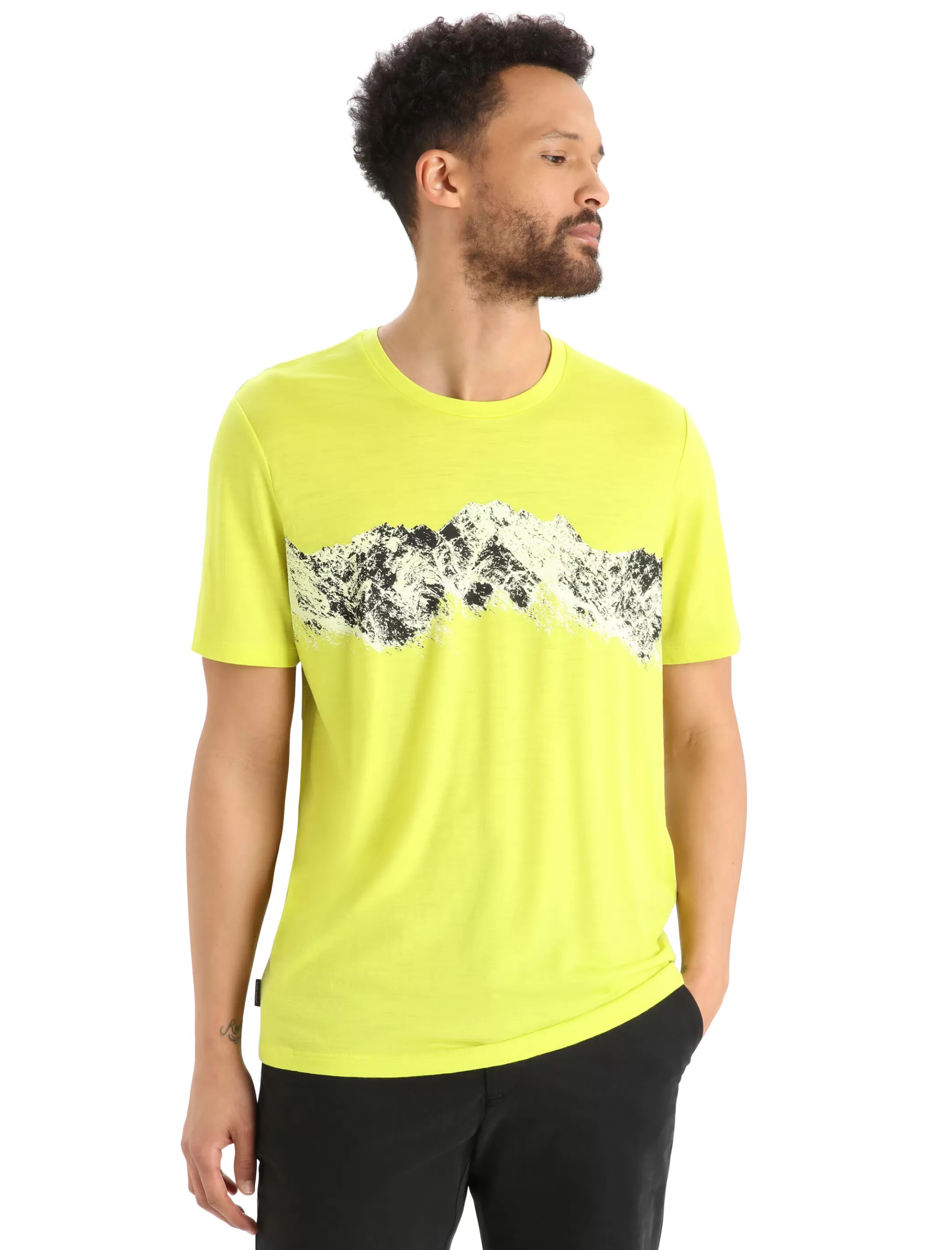 Store icebreaker Men'S Merino Tech Lite Ii Short Sleeve Tee Remarkable Range Shine