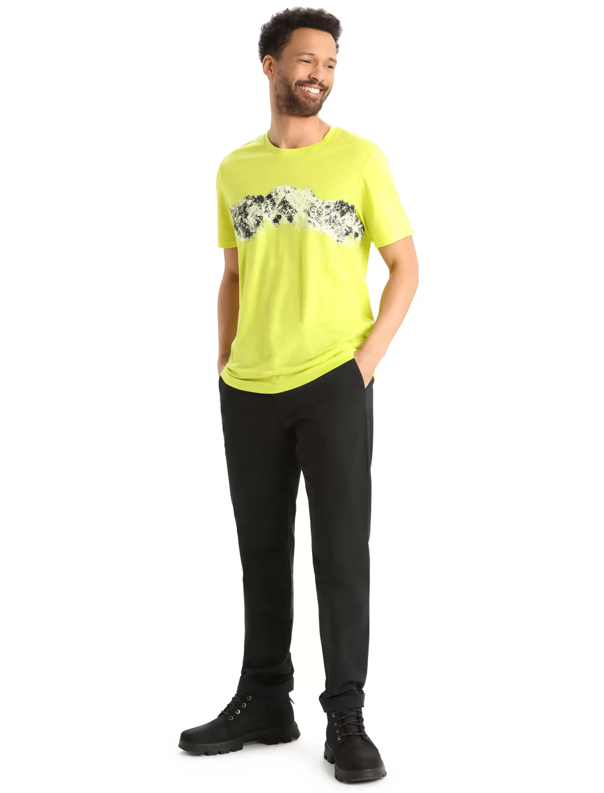 Store icebreaker Men'S Merino Tech Lite Ii Short Sleeve Tee Remarkable Range Shine