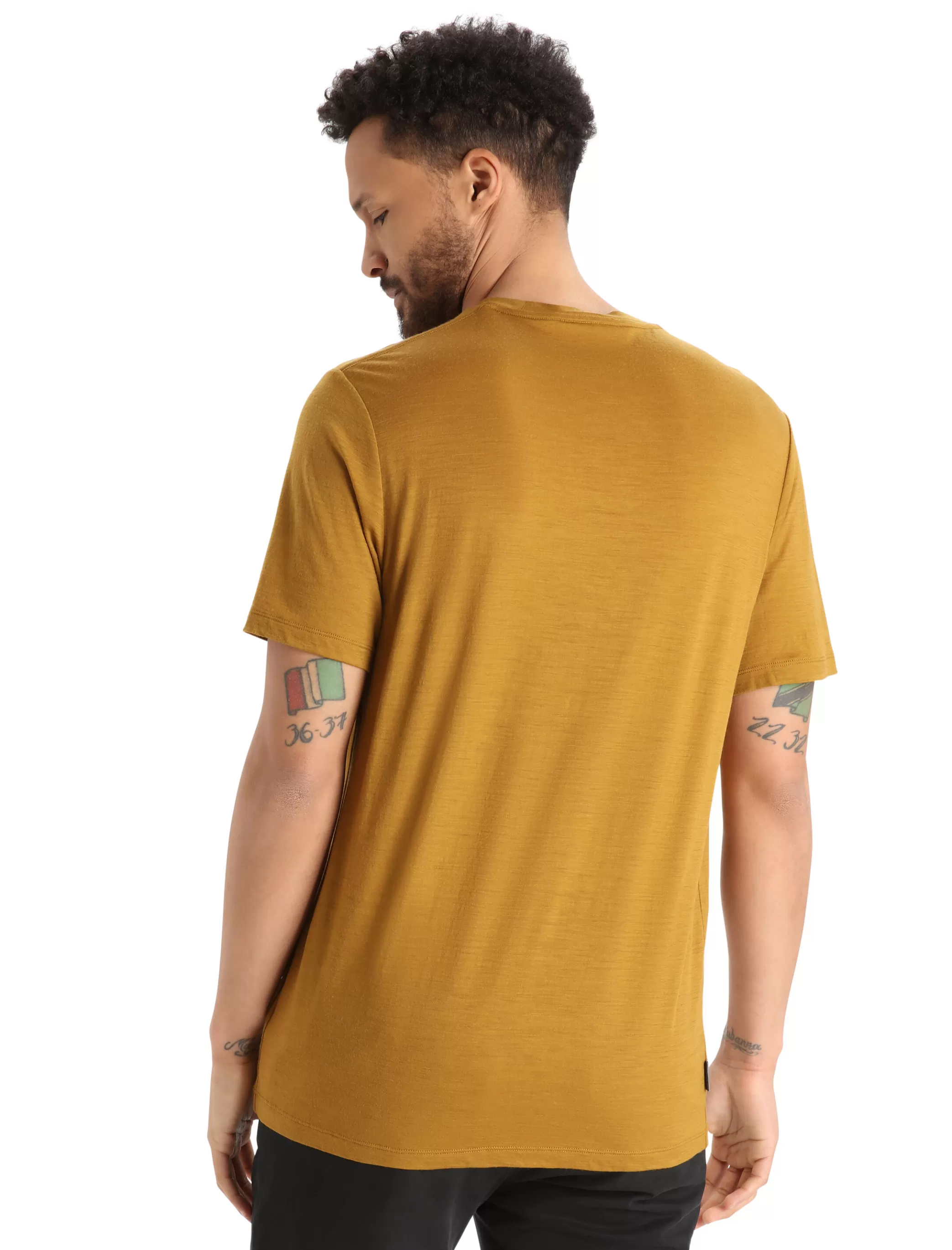 Outlet icebreaker Men'S Merino Tech Lite Ii Short Sleeve Tee Skiing Yeti Clove