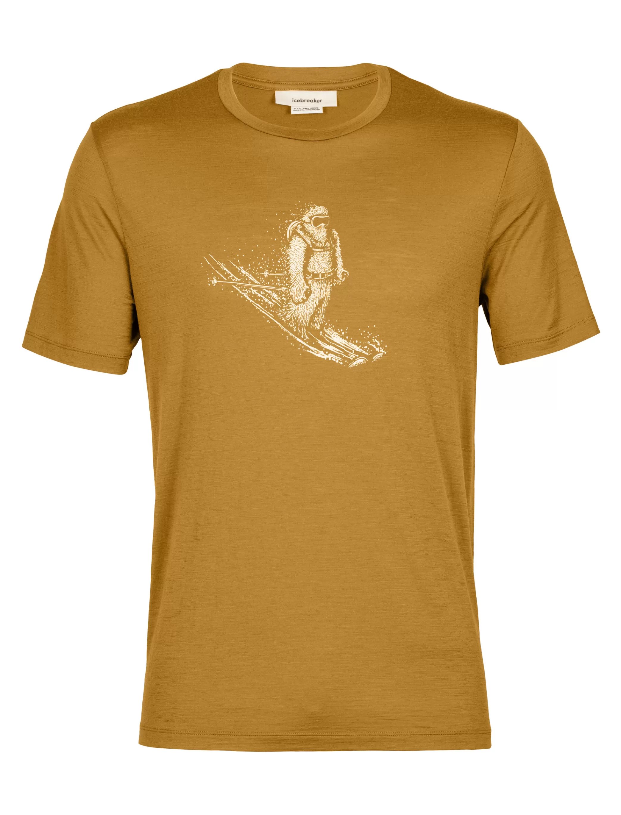 Outlet icebreaker Men'S Merino Tech Lite Ii Short Sleeve Tee Skiing Yeti Clove