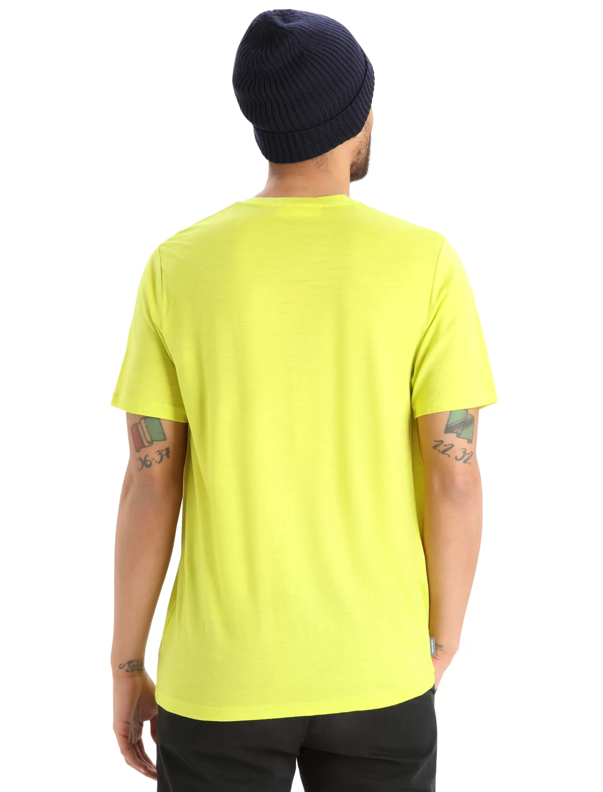 Clearance icebreaker Men'S Merino Tech Lite Ii Short Sleeve Tee Snowflake Shine