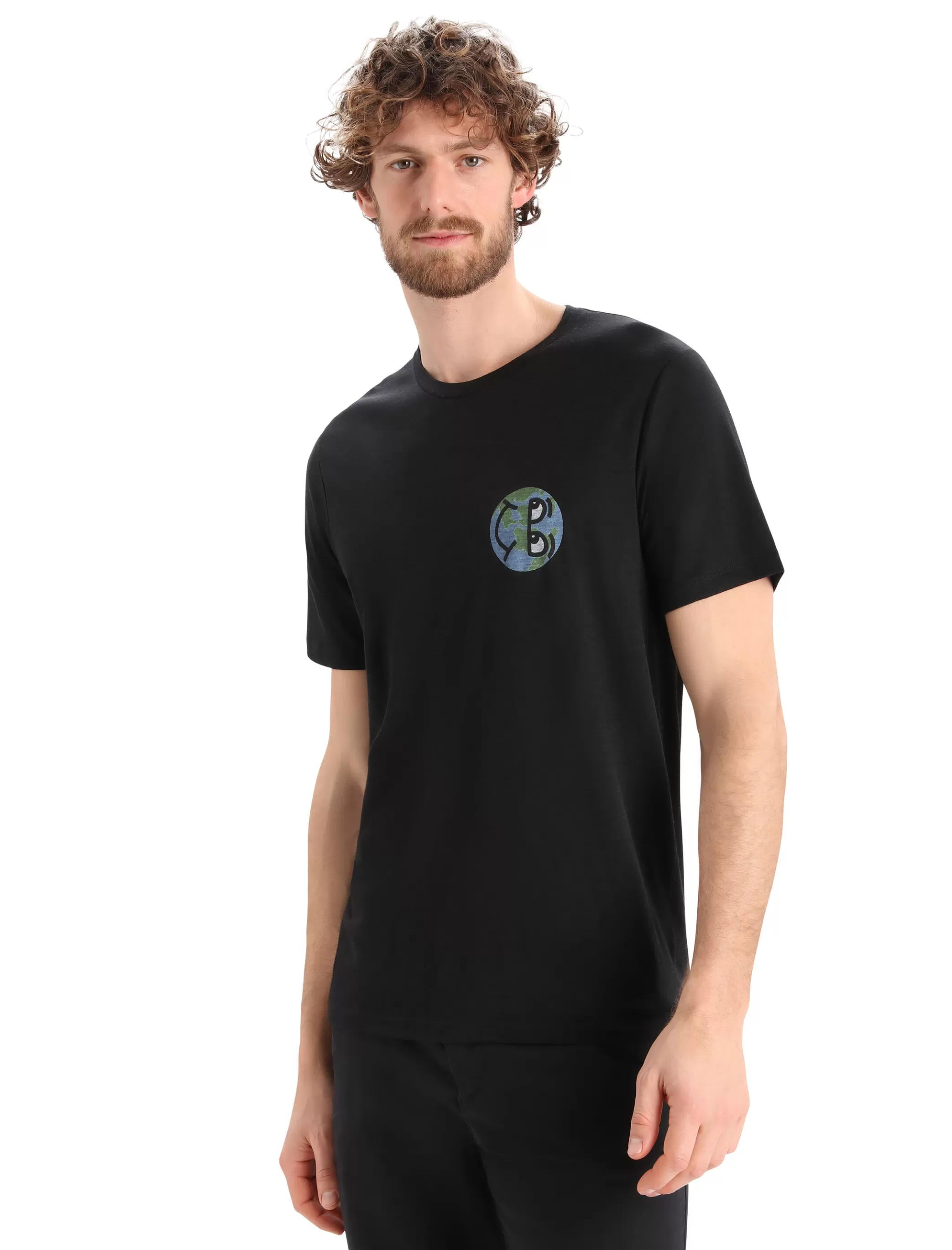 Store icebreaker Men'S Merino Tech Lite Ii Short Sleeve Tee Story Black