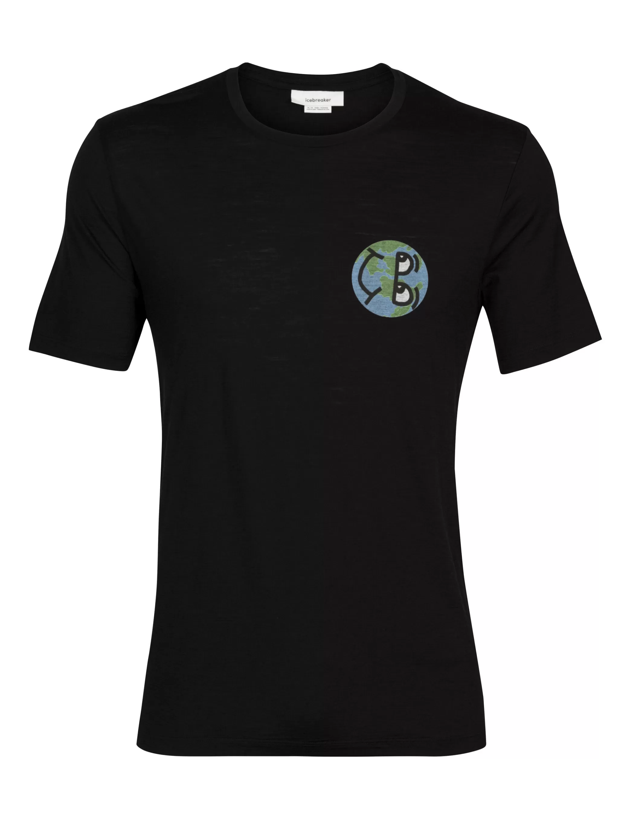 Store icebreaker Men'S Merino Tech Lite Ii Short Sleeve Tee Story Black
