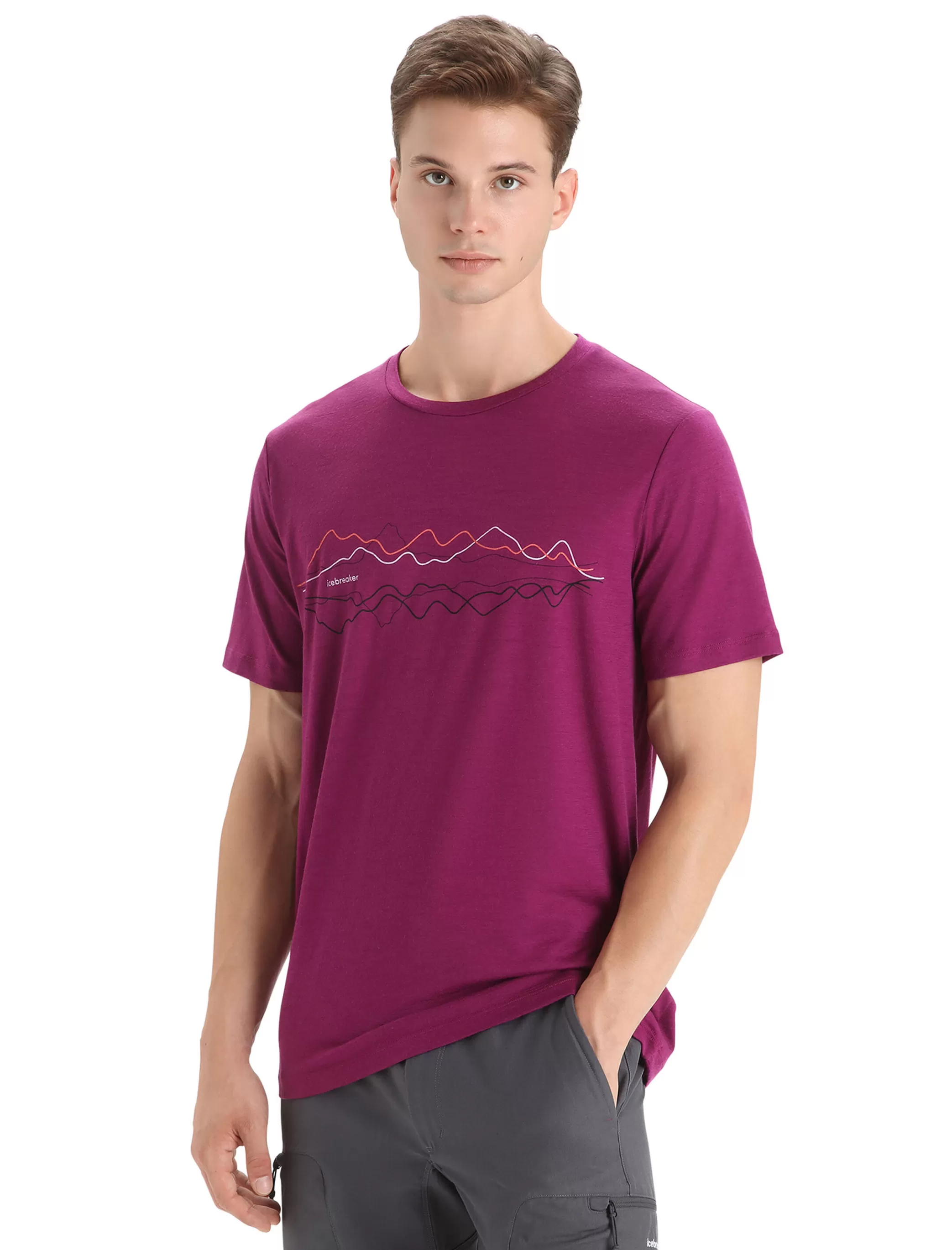 Flash Sale icebreaker Men'S Merino Tech Lite Ii Short Sleeve T-Shirt Go Berry