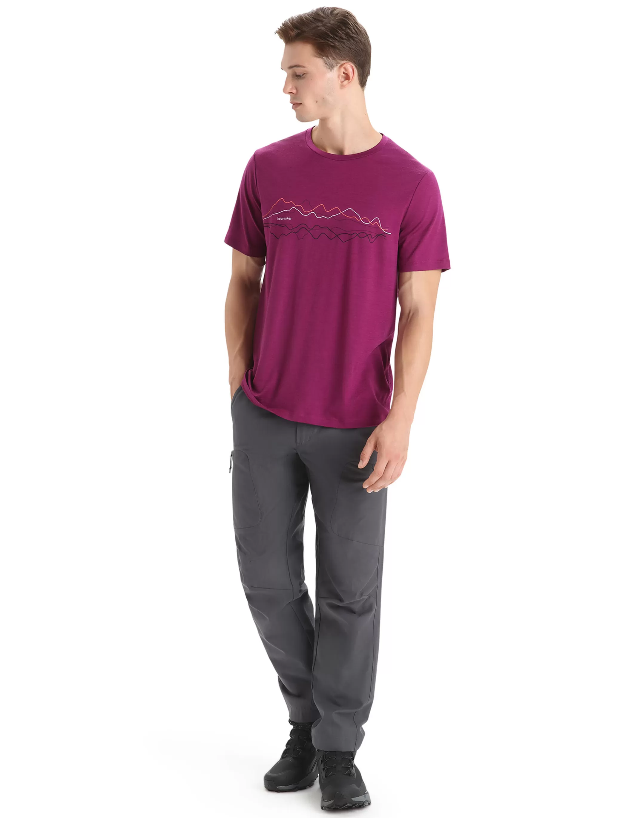Flash Sale icebreaker Men'S Merino Tech Lite Ii Short Sleeve T-Shirt Go Berry