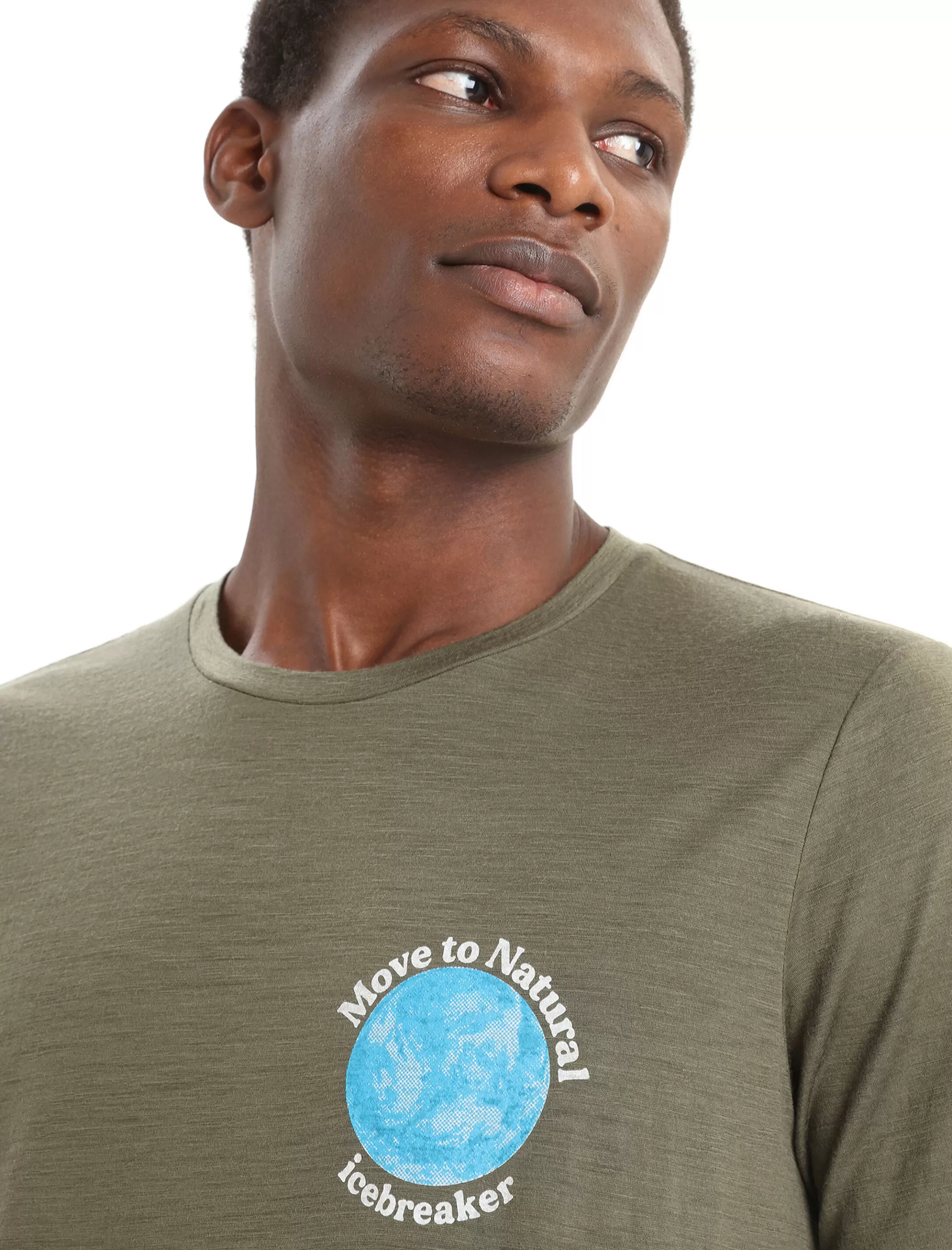 New icebreaker Men'S Merino Tech Lite Ii Short Sleeve T-Shirt Earth Loden