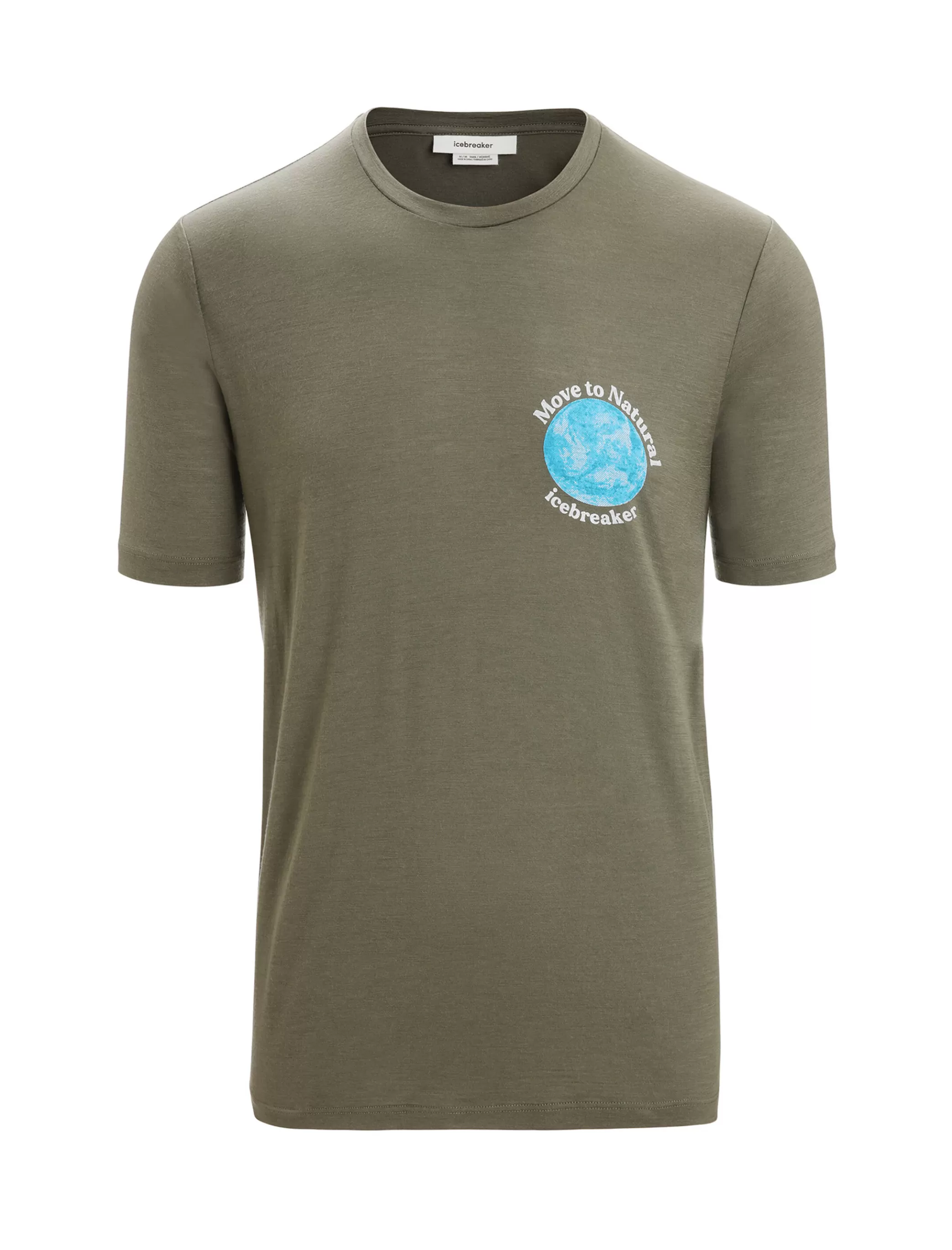 New icebreaker Men'S Merino Tech Lite Ii Short Sleeve T-Shirt Earth Loden