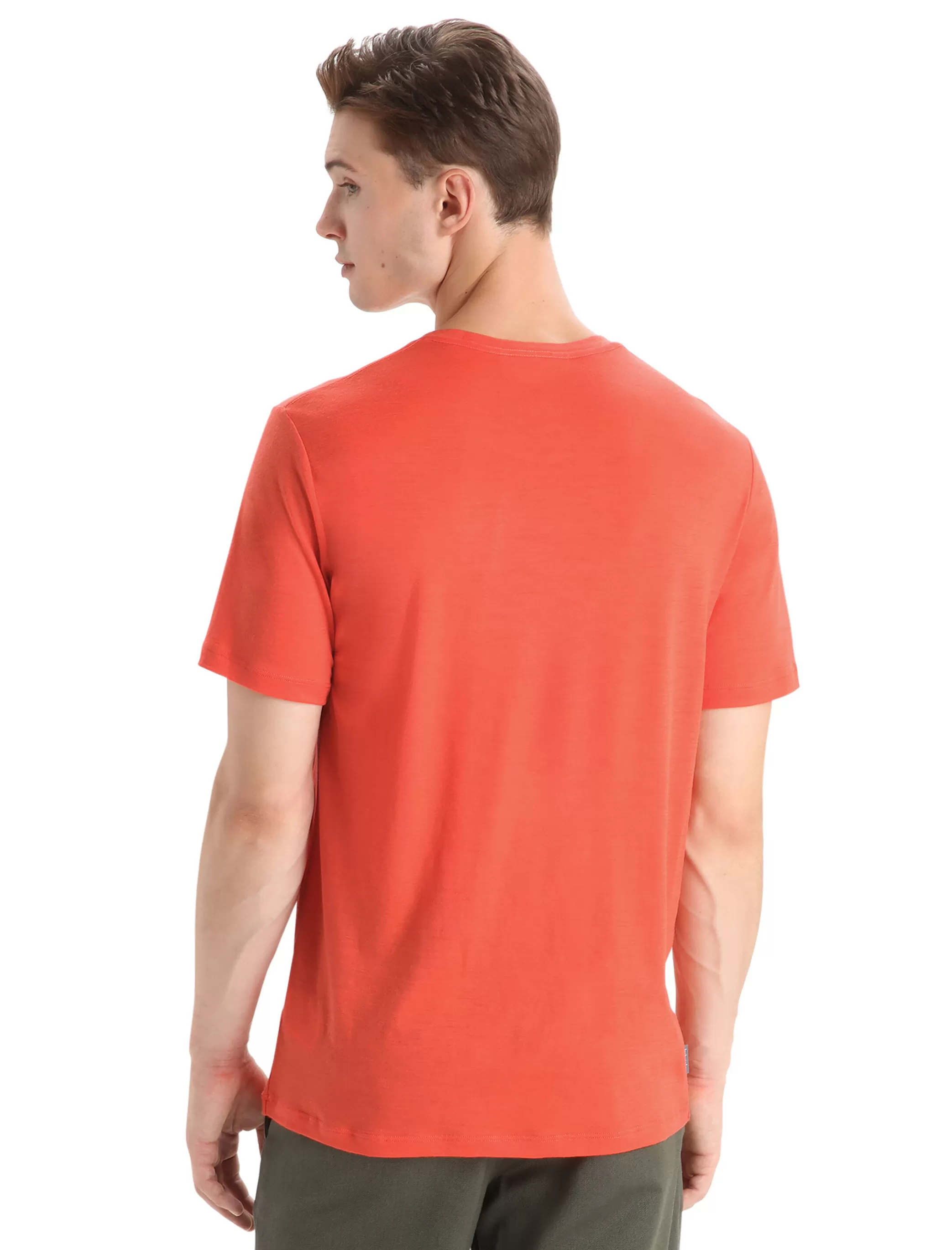 Flash Sale icebreaker Men'S Merino Tech Lite Ii Short Sleeve T-Shirt Essential Logo Vibrant Earth