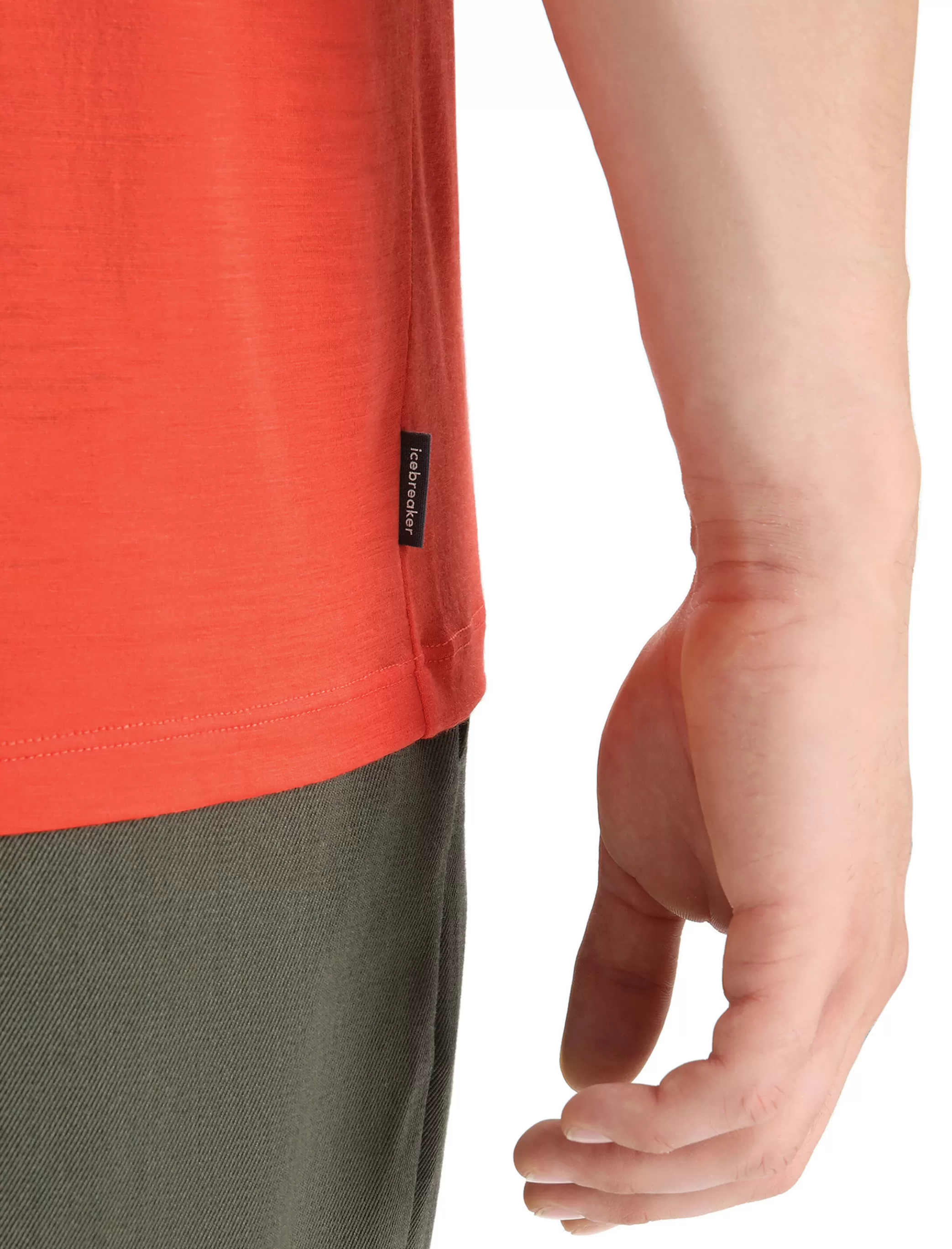 Flash Sale icebreaker Men'S Merino Tech Lite Ii Short Sleeve T-Shirt Essential Logo Vibrant Earth