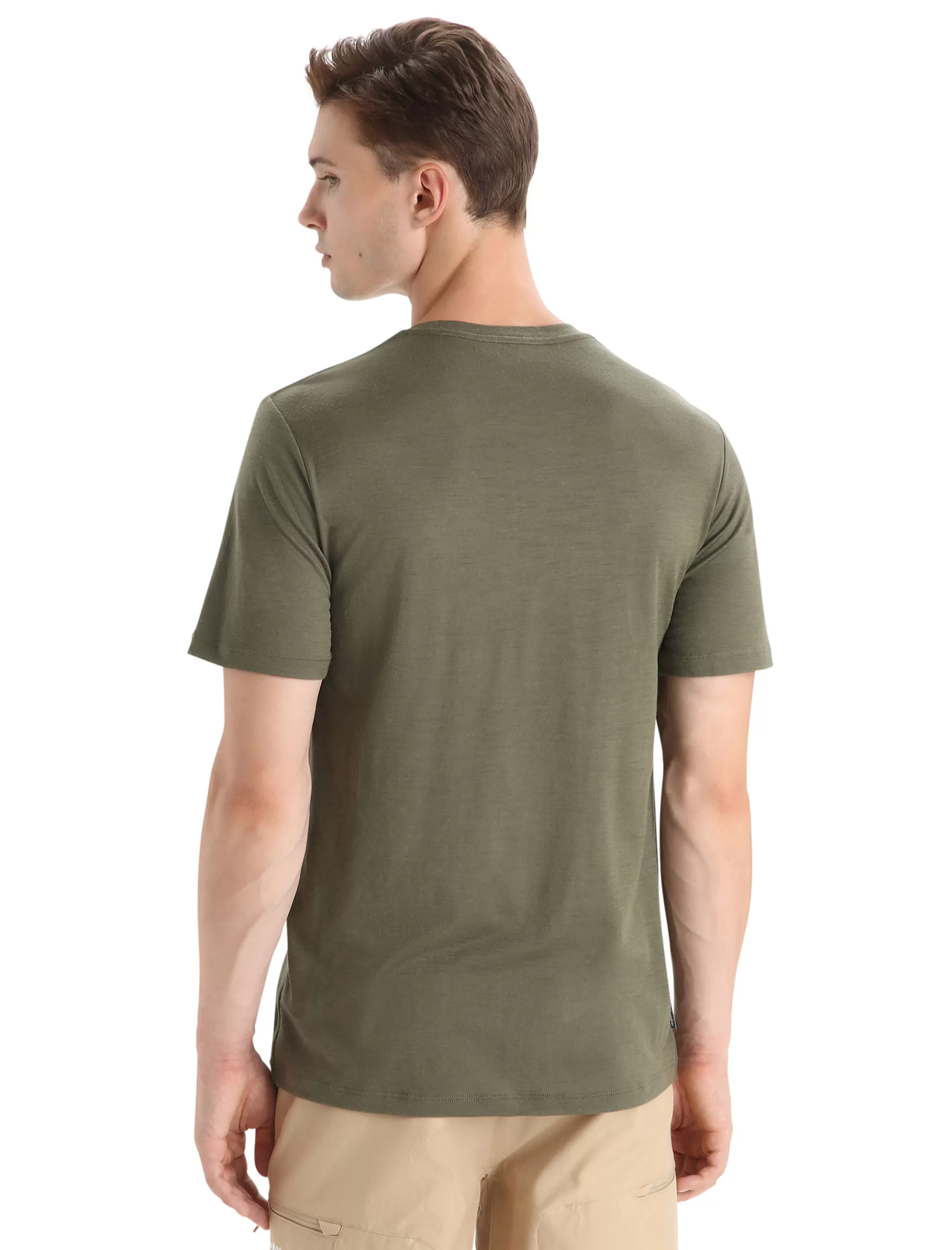 Sale icebreaker Men'S Merino Tech Lite Ii Short Sleeve T-Shirt Polar Paddle Loden