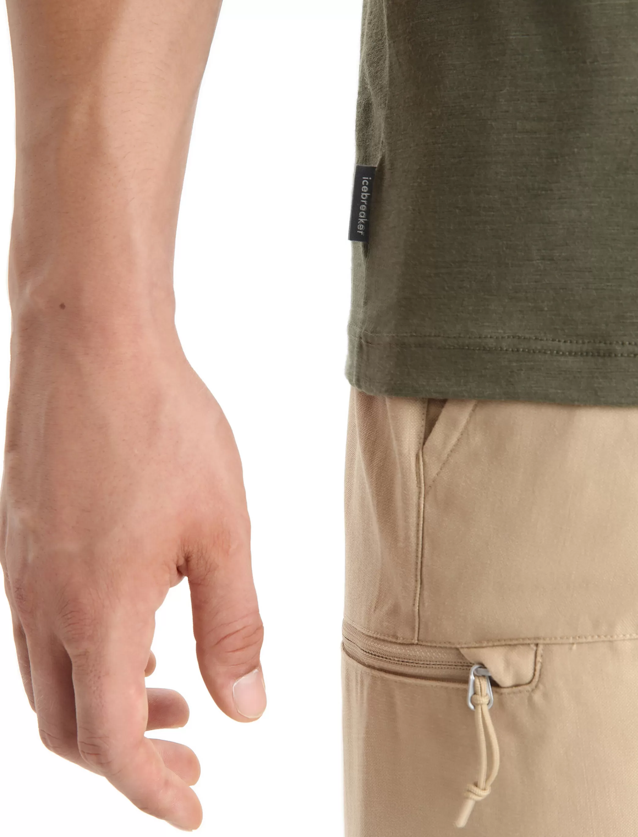 Sale icebreaker Men'S Merino Tech Lite Ii Short Sleeve T-Shirt Polar Paddle Loden
