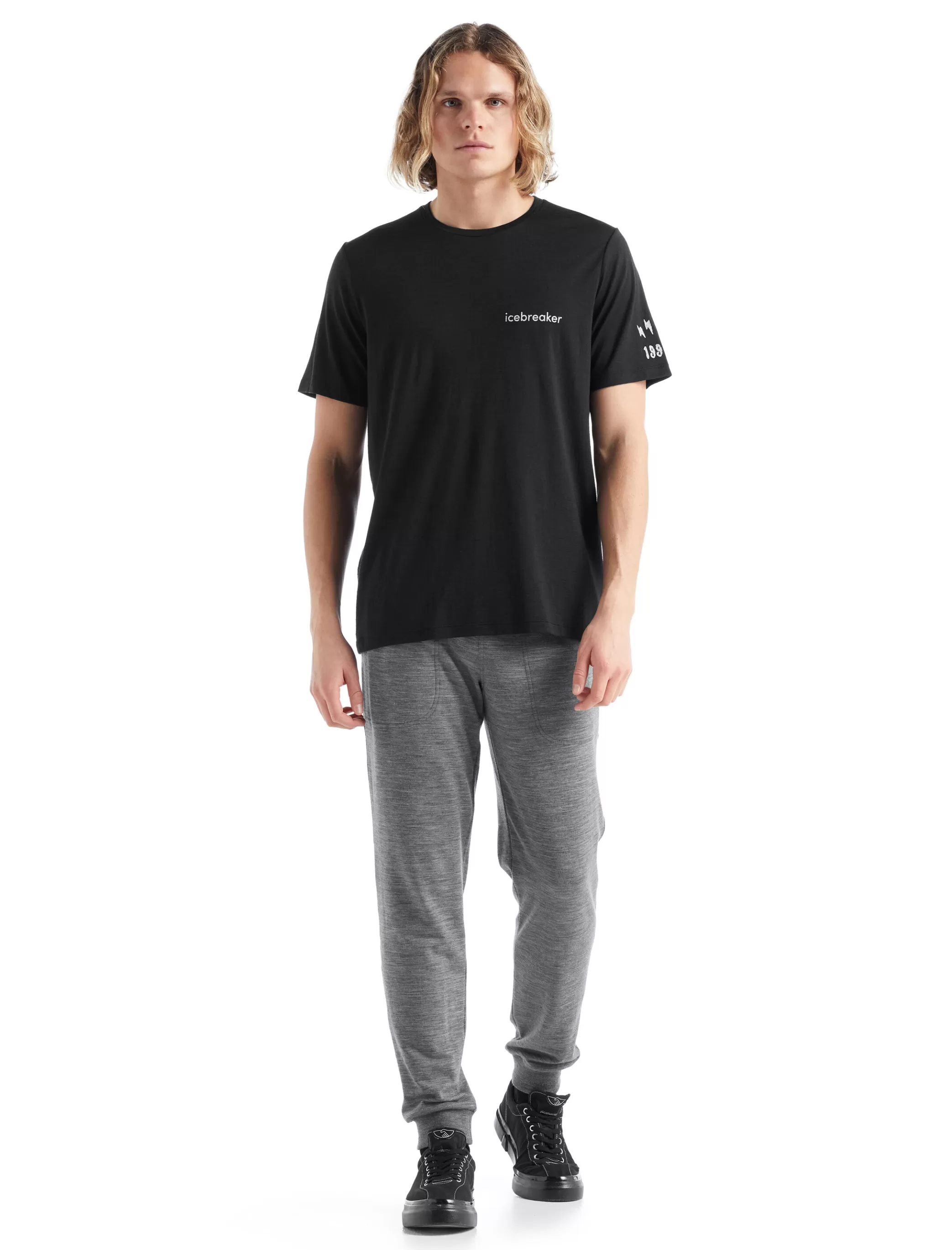 Online icebreaker Men'S Merino Tech Lite Ii Short Sleeve T-Shirt Sheeperds Cycle Club Black