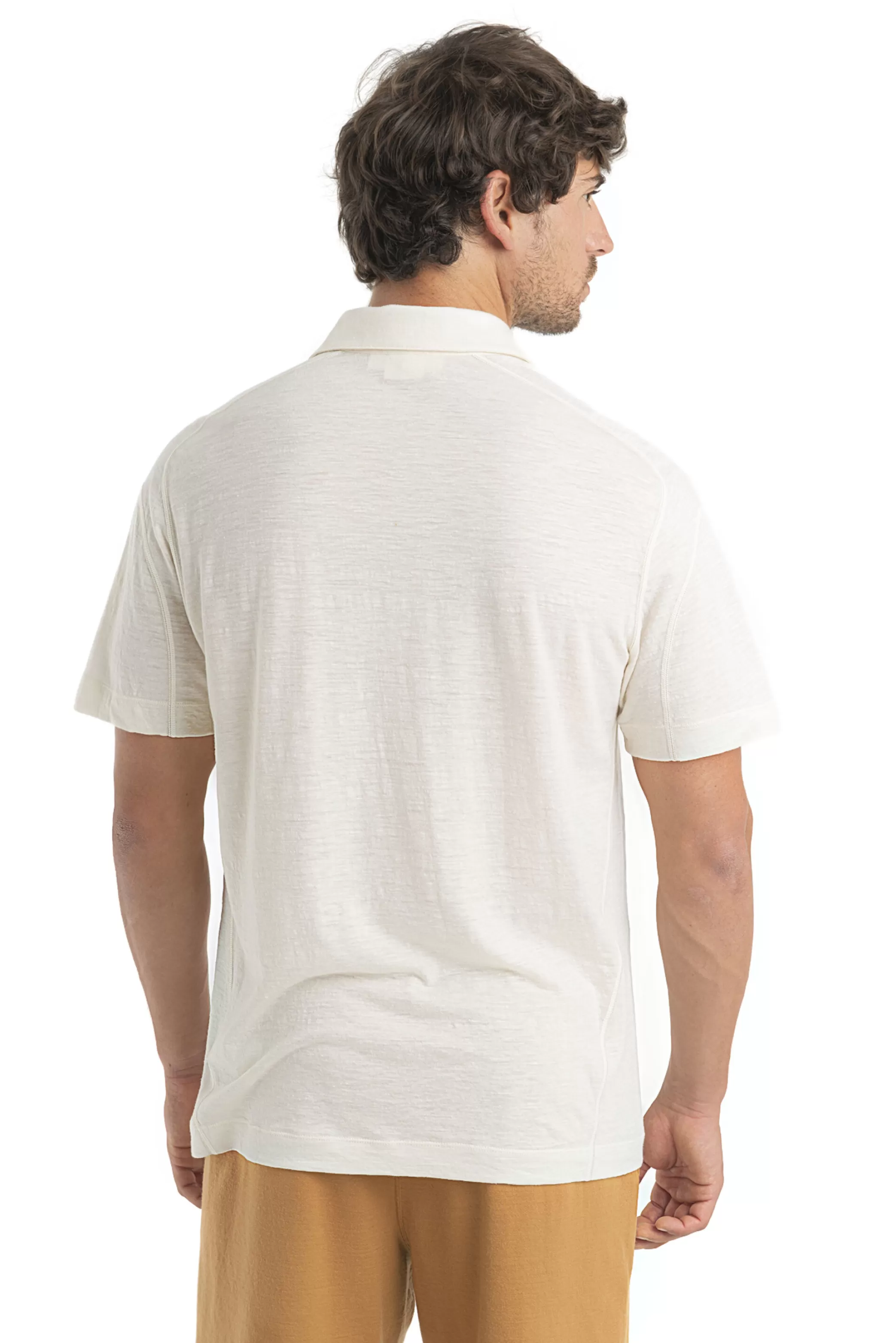 Best icebreaker Men'S Timberland X Merino Linen Short Sleeve Polo Chalk