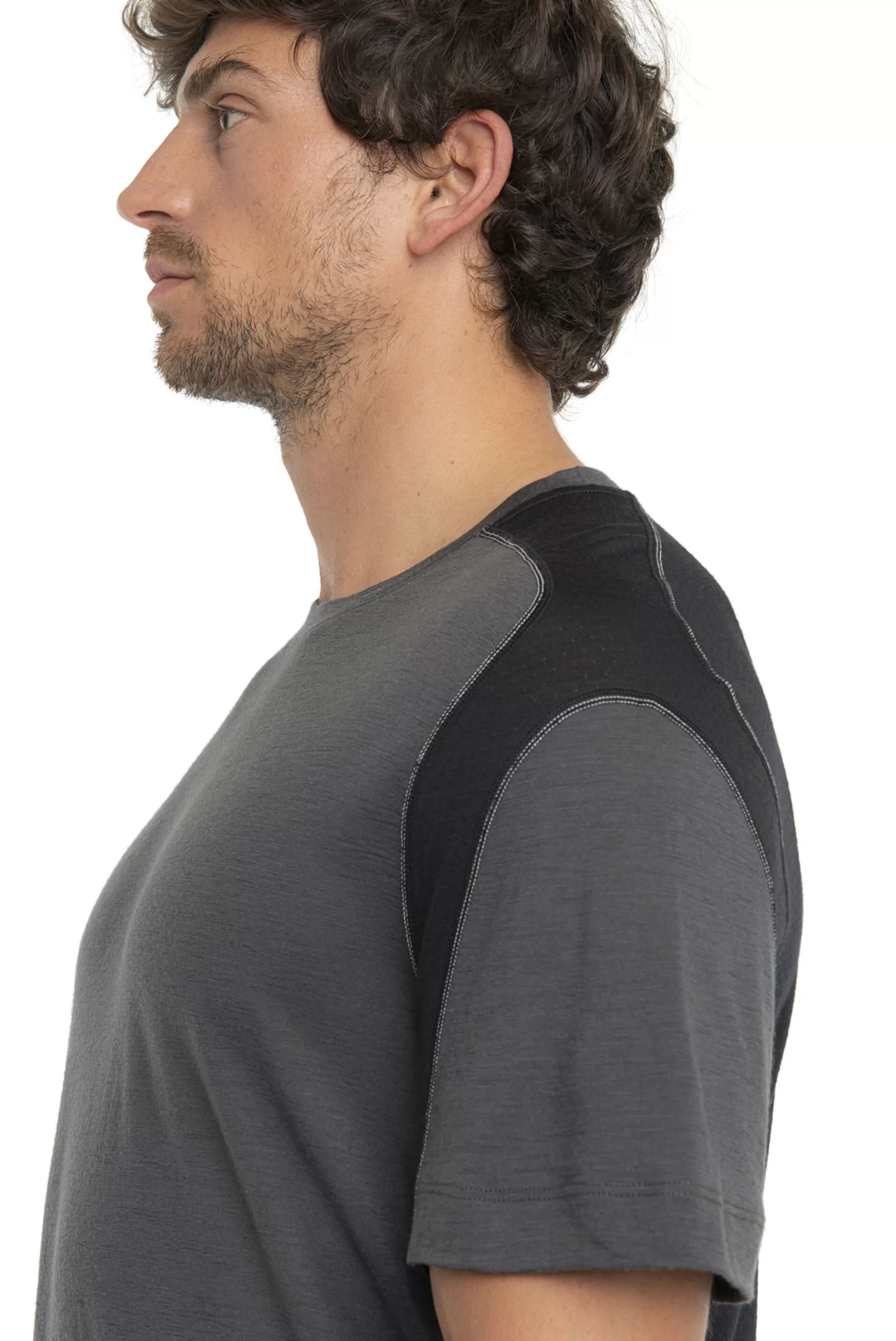 Clearance icebreaker Men'S Timberland X Merino Zoneknit™ Short Sleeve T-Shirt Onyx/Black