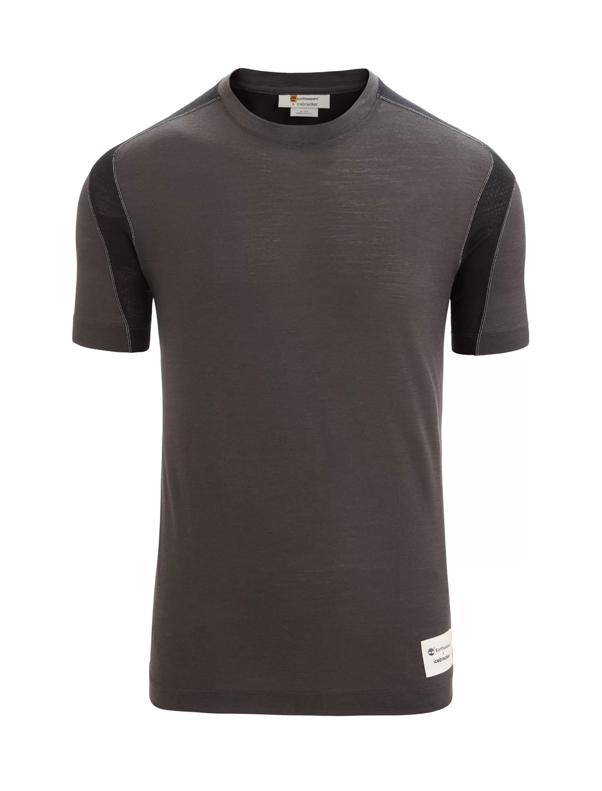 Clearance icebreaker Men'S Timberland X Merino Zoneknit™ Short Sleeve T-Shirt Onyx/Black