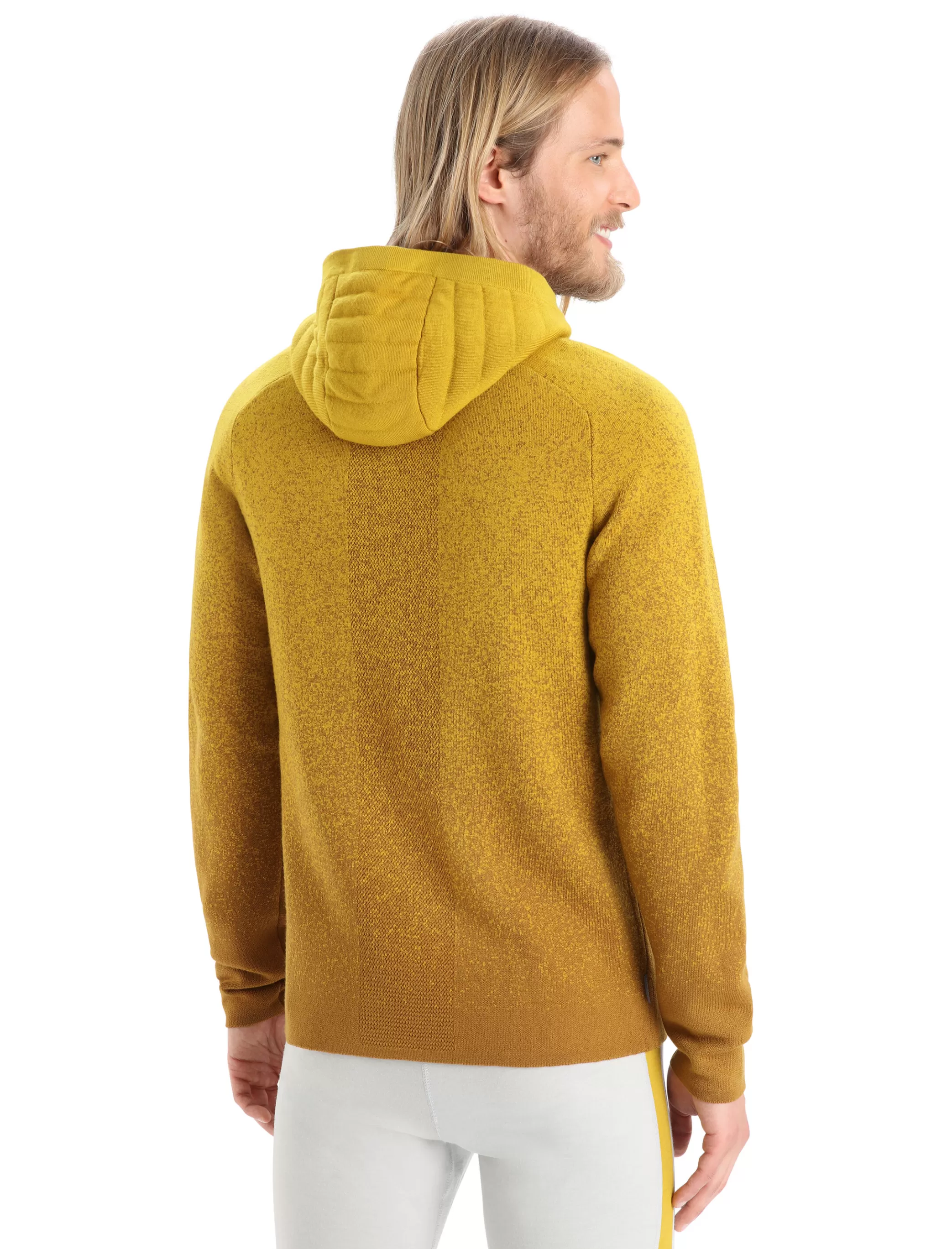Best icebreaker Men'S Zoneknit™ Merino Insulated Long Sleeve Zip Hoodie Into The Deep Clove/Silent Gold