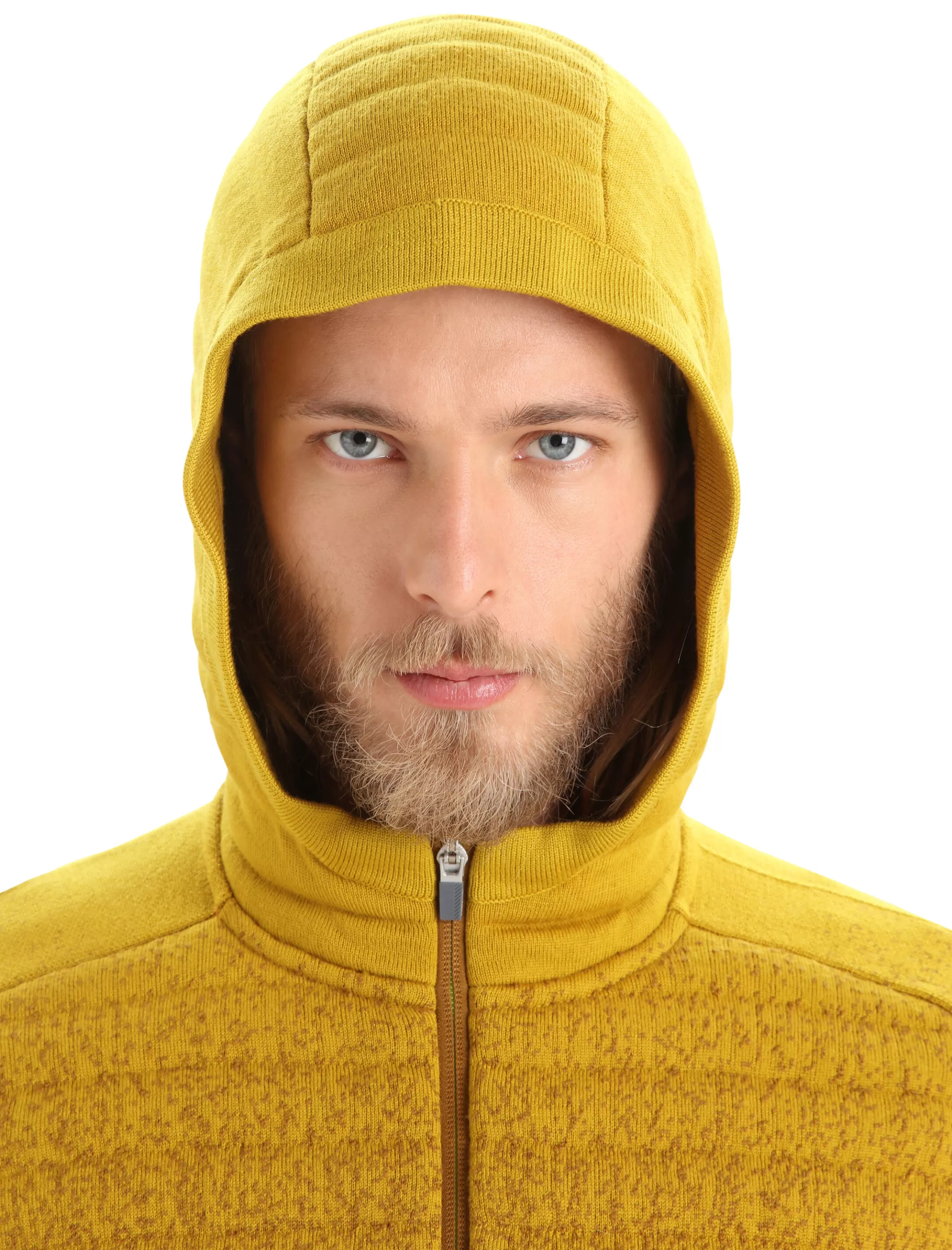 Best icebreaker Men'S Zoneknit™ Merino Insulated Long Sleeve Zip Hoodie Into The Deep Clove/Silent Gold