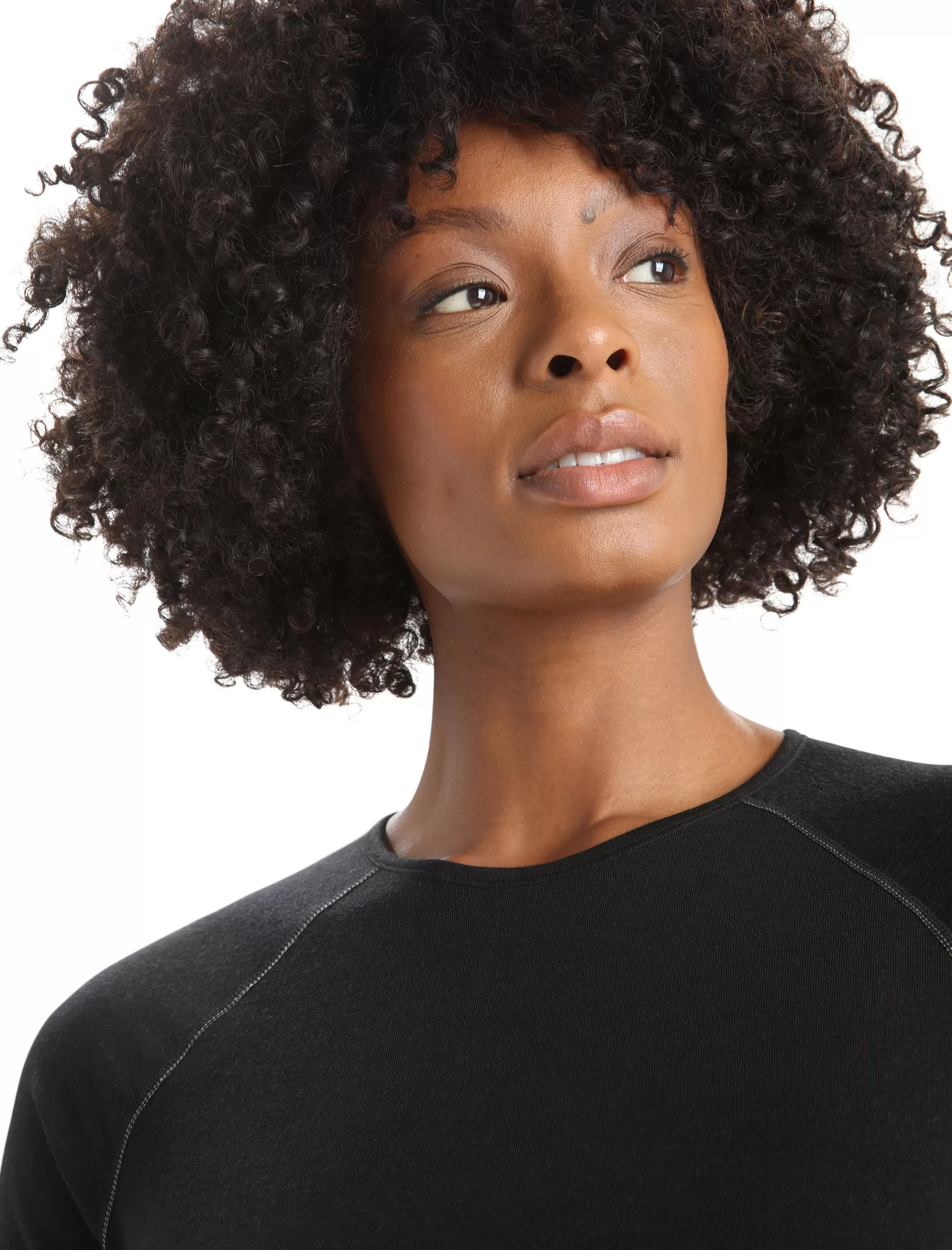 Fashion icebreaker Women'S Bodyfitzone™ Merino 150 Zone Short Sleeve Crew Neck Thermal Top Black