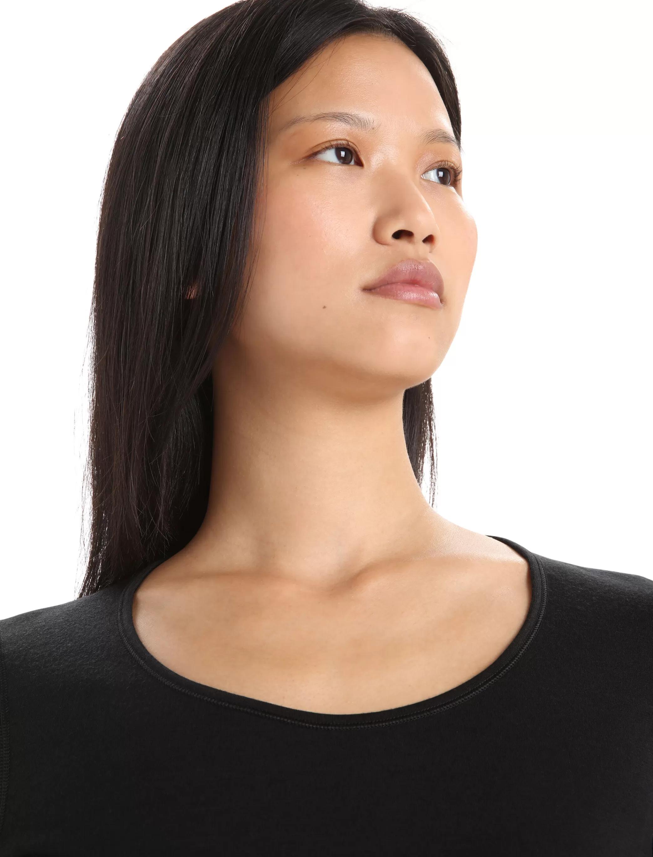 Cheap icebreaker Women'S Merino 200 Oasis Long Sleeve Scoop Neck Thermal Top Black