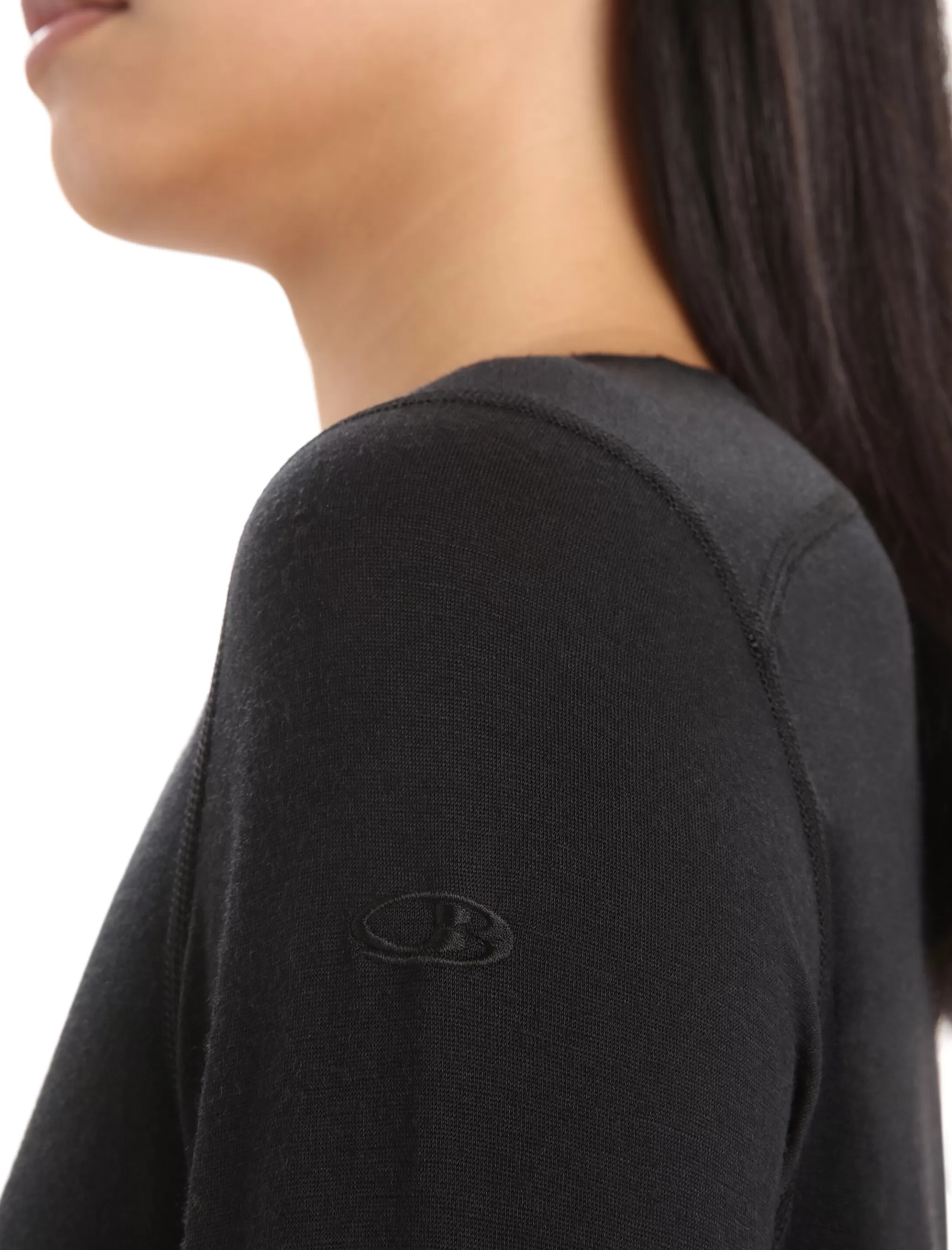 Cheap icebreaker Women'S Merino 200 Oasis Long Sleeve Scoop Neck Thermal Top Black