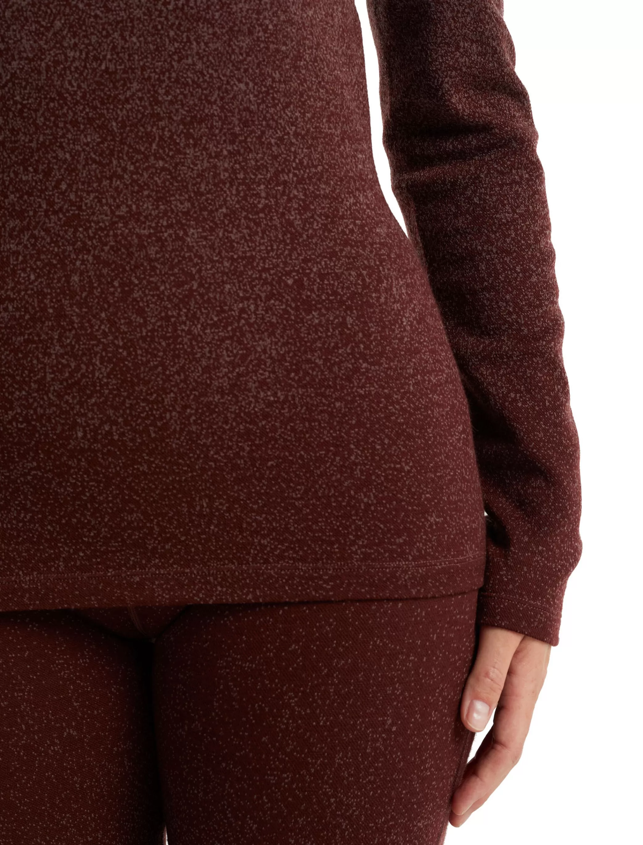 Sale icebreaker Women'S Merino 250 Vertex Long Sleeve Crewe Thermal Top Into The Deep Mink/Espresso