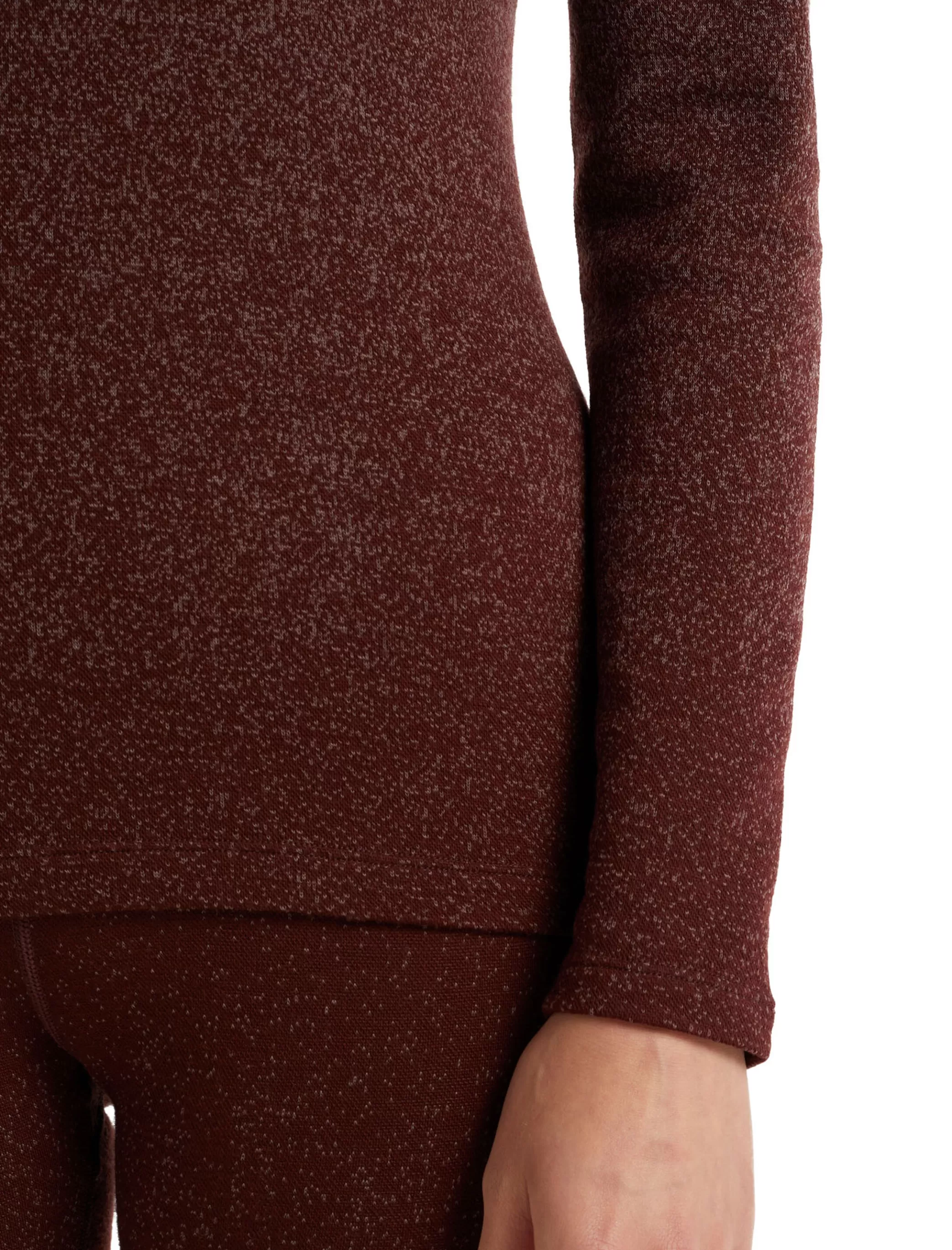 Sale icebreaker Women'S Merino 250 Vertex Long Sleeve Half Zip Thermal Top Into The Deep Mink/Espresso