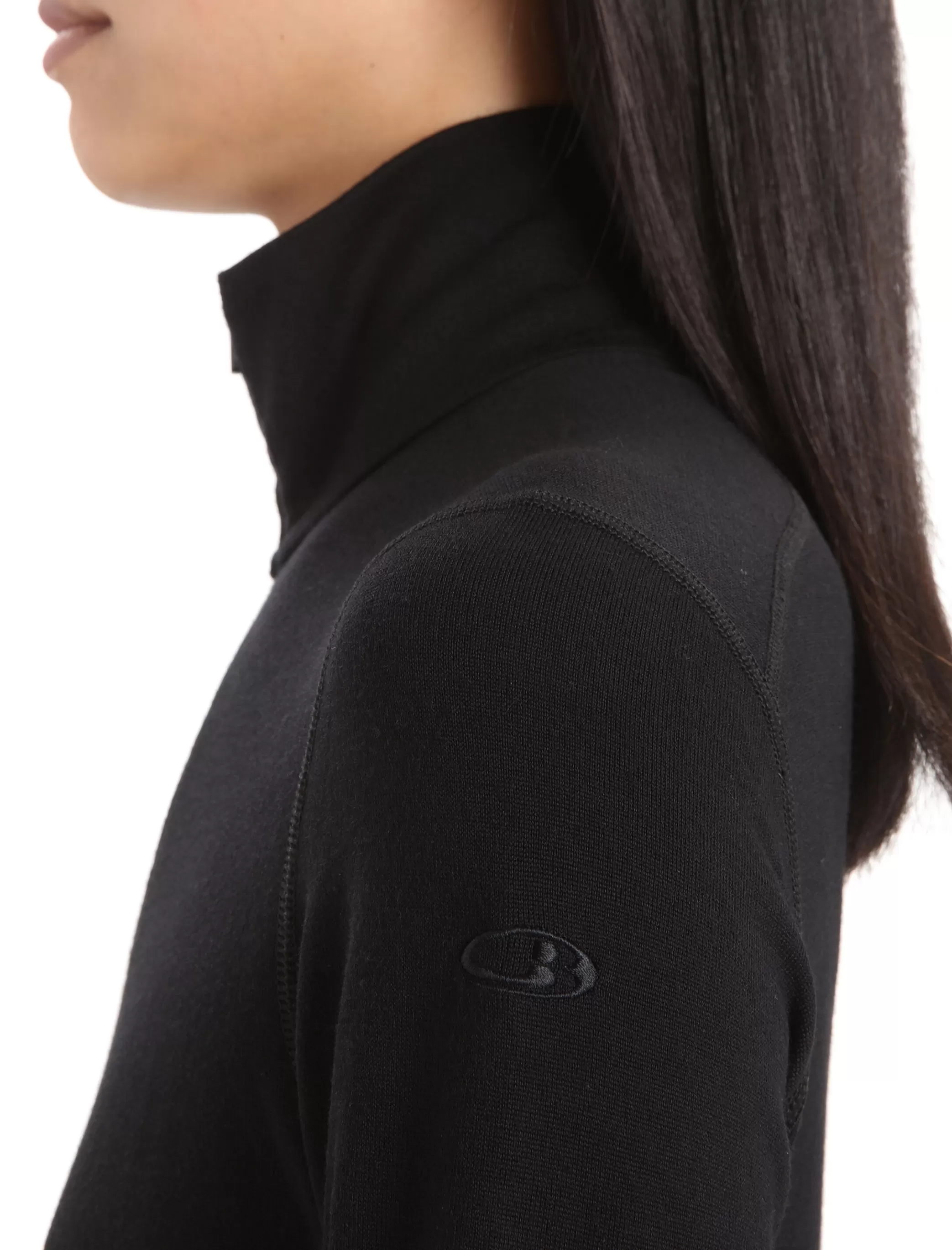 Discount icebreaker Women'S Merino 260 Tech Long Sleeve Half Zip Thermal Top Black