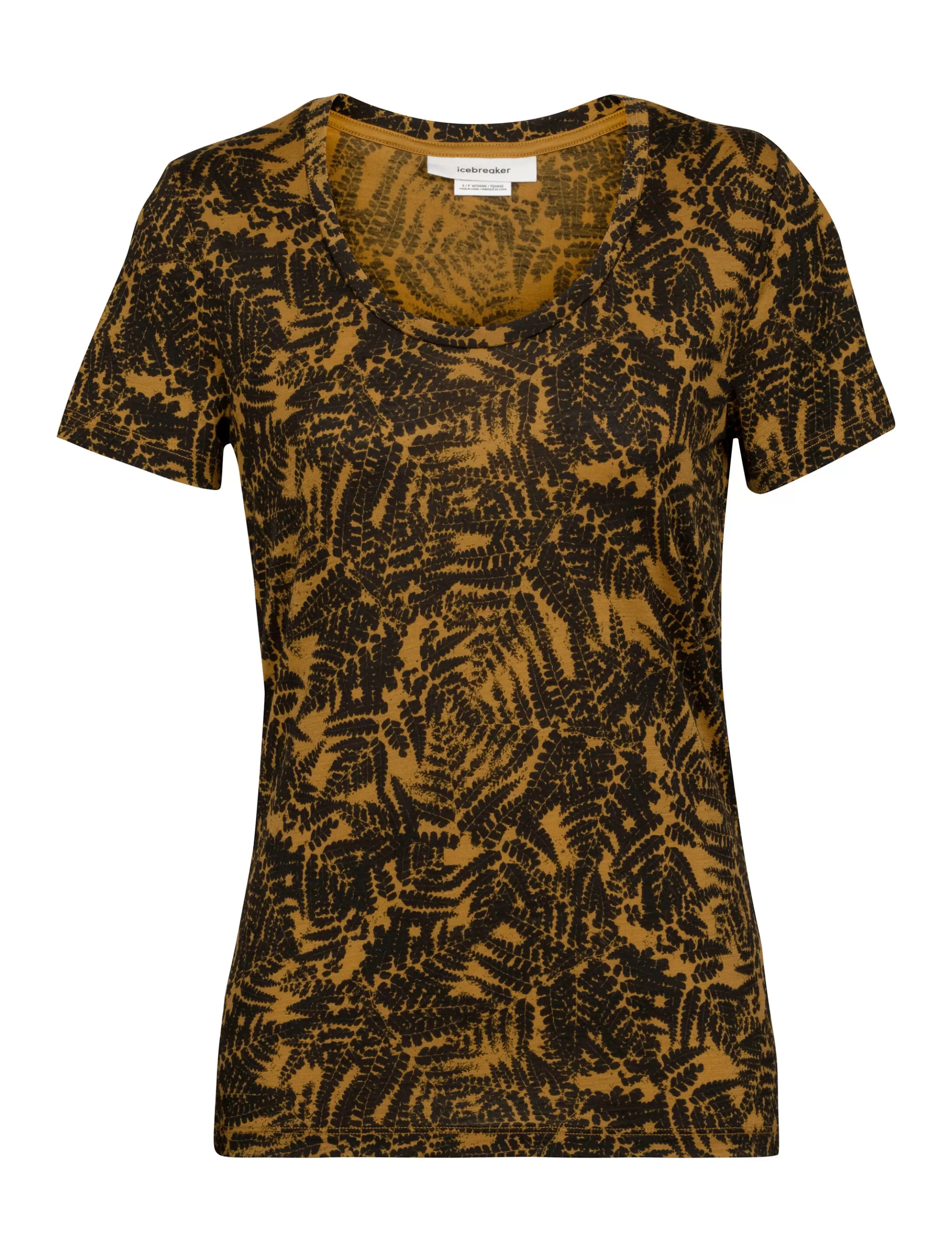 Hot icebreaker Women'S Merino Tech Lite Ii Short Sleeve Scoop Tee Native Ferns Clove