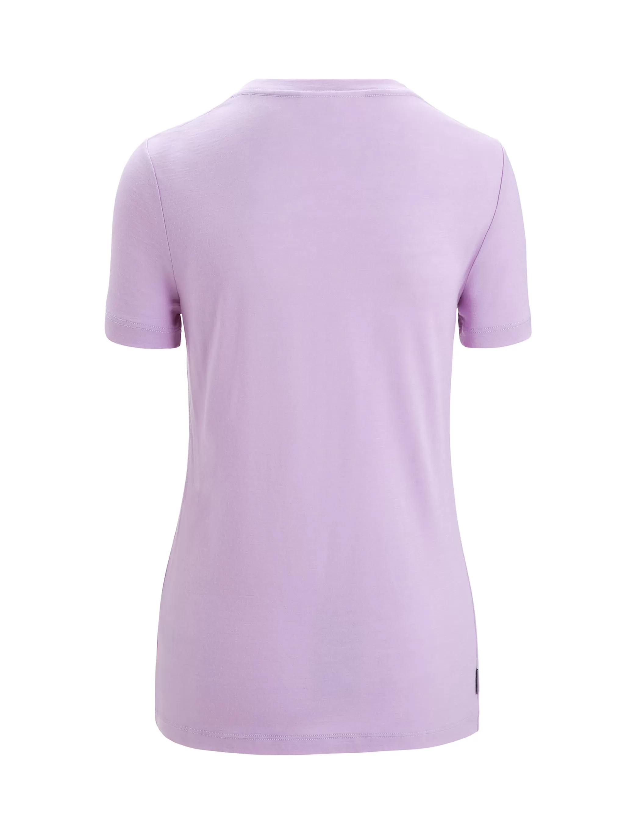 Shop icebreaker Women'S Merino Tech Lite Ii Short Sleeve Scoop T-Shirt Fresh Growth Purple Gaze
