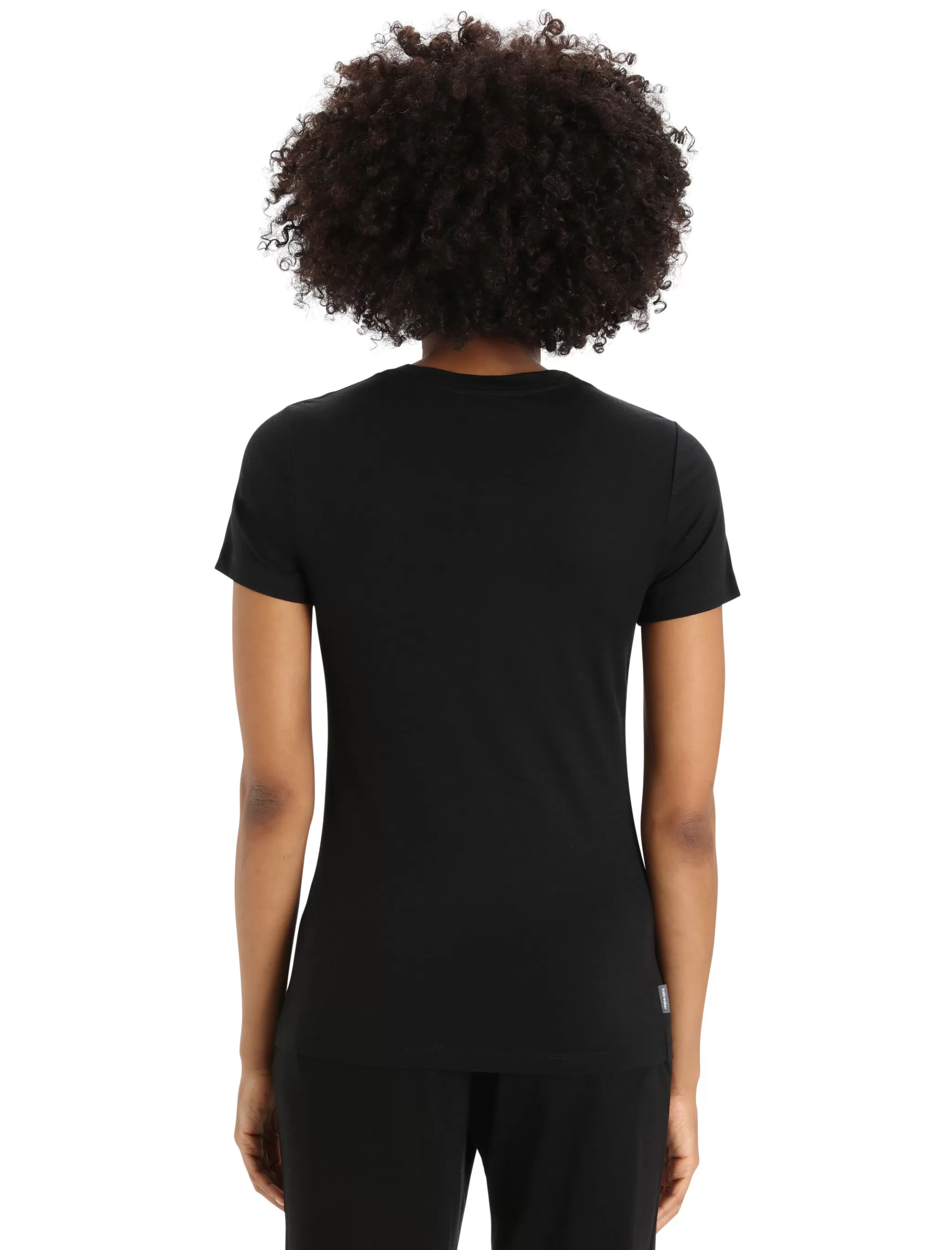 Discount icebreaker Women'S Merino Tech Lite Ii Short Sleeve Tee Natural Alps Black