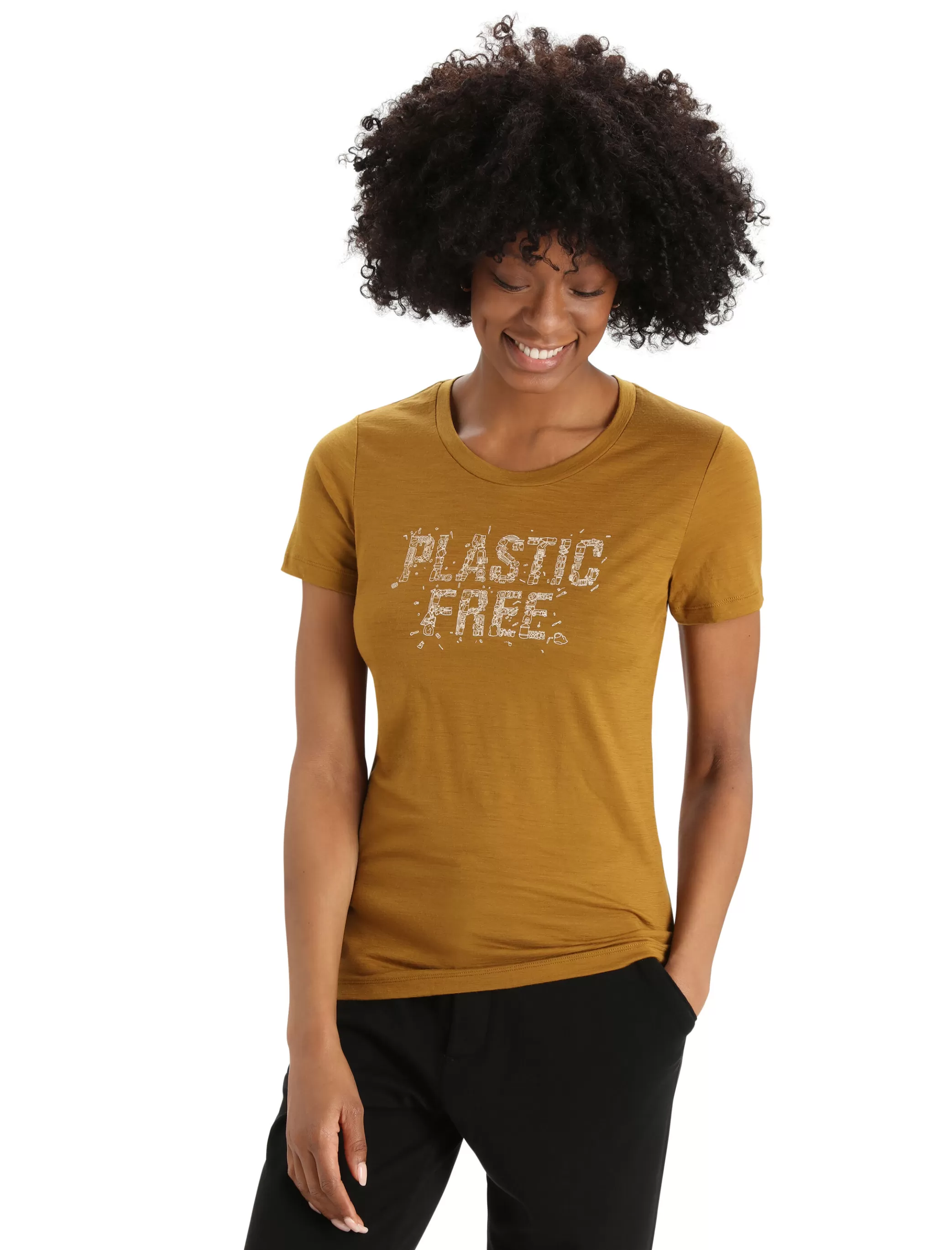 Cheap icebreaker Women'S Merino Tech Lite Ii Short Sleeve Tee Plastic Free Clove