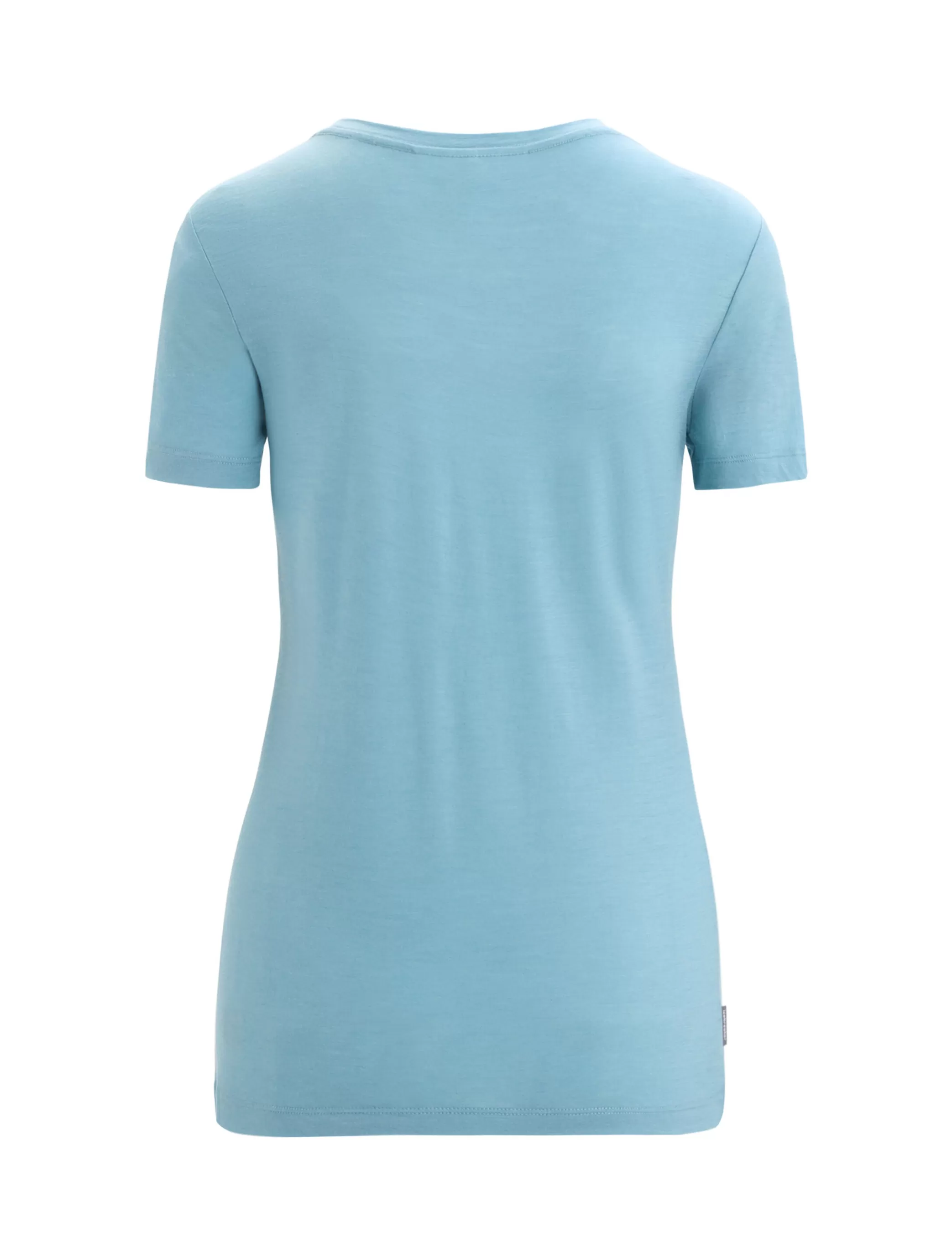 Shop icebreaker Women'S Merino Tech Lite Ii Short Sleeve T-Shirt Wildflower Bloom Astral Blue