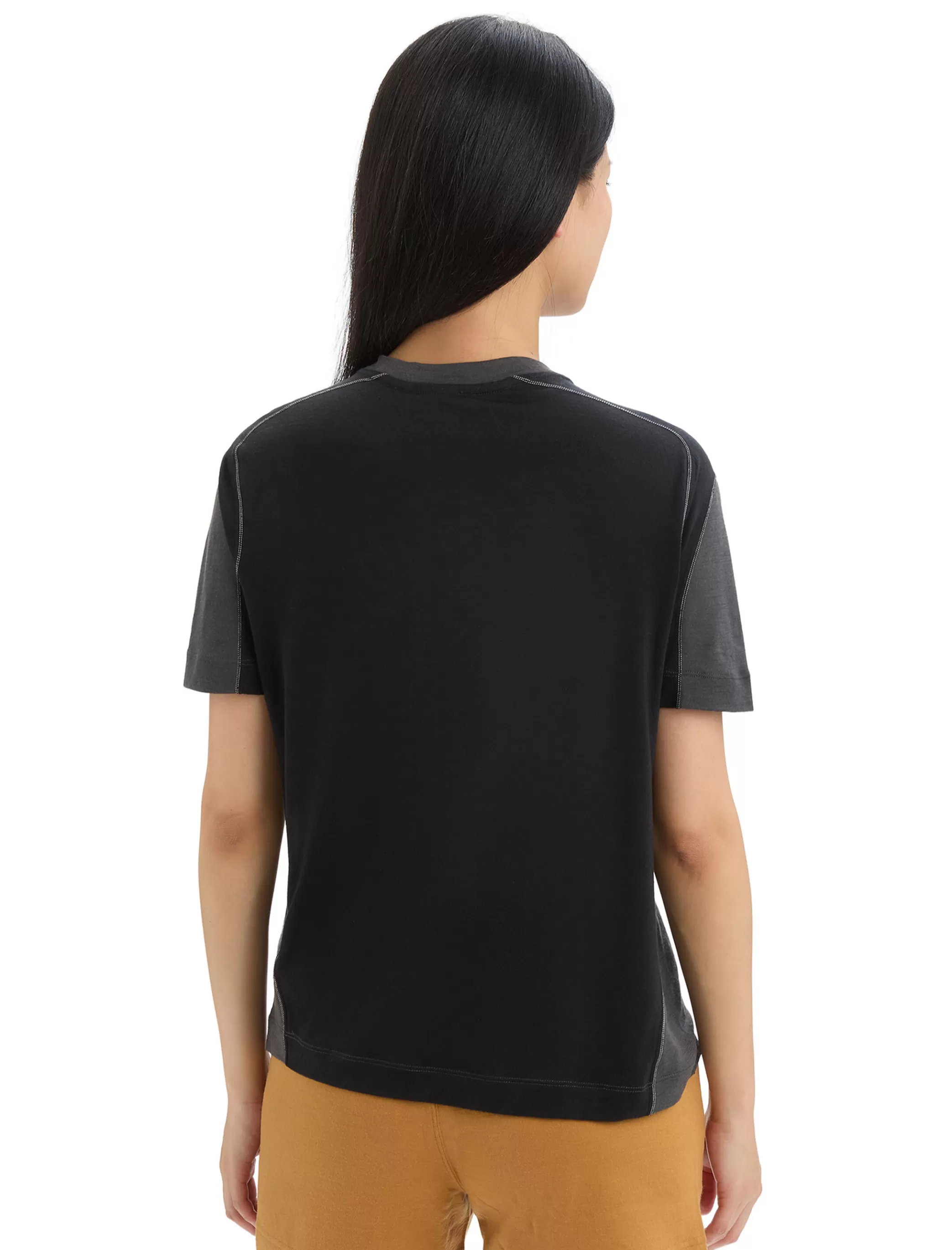 Hot icebreaker Women'S Timberland X Merino Zoneknit™ Short Sleeve T-Shirt Onyx/Black
