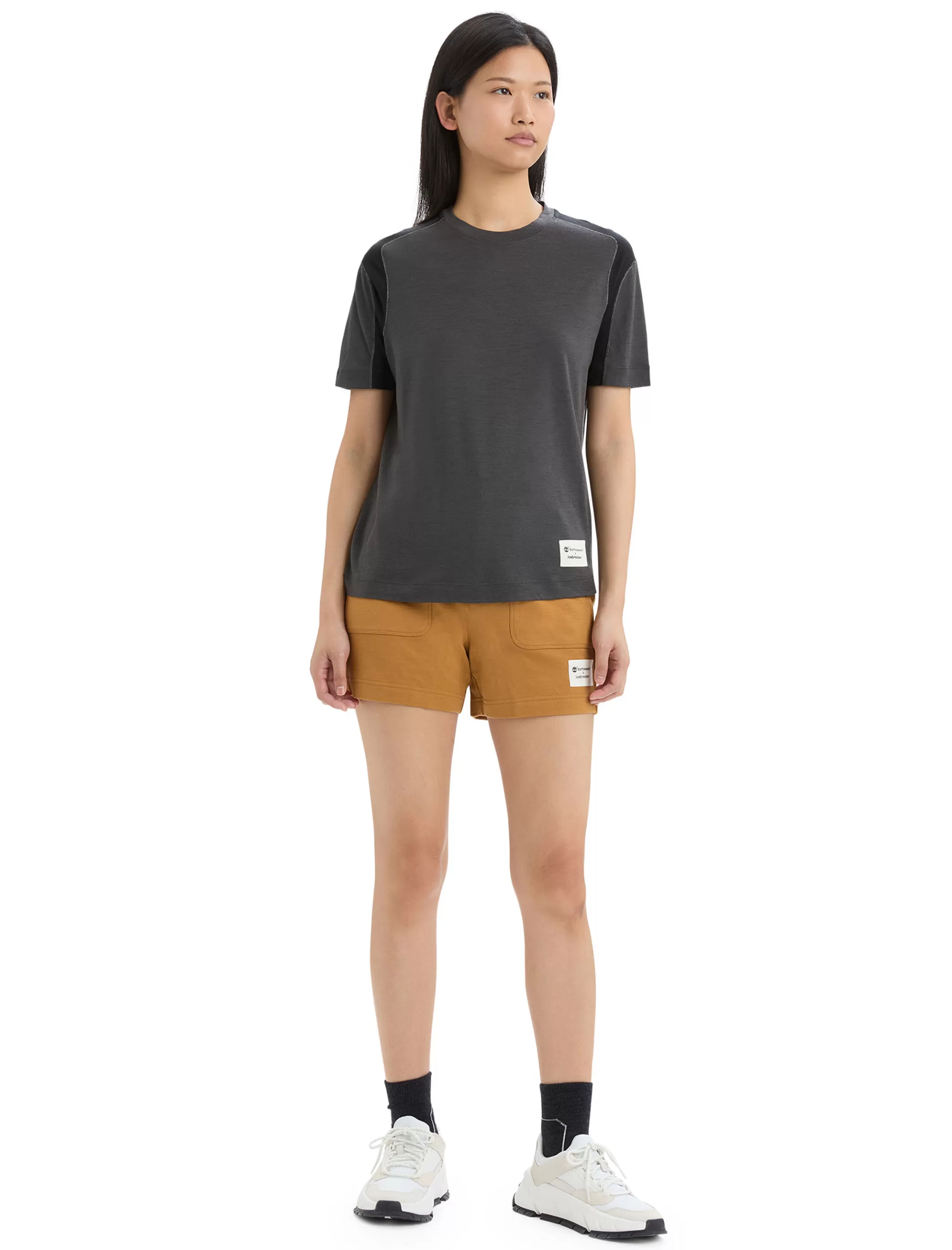 Hot icebreaker Women'S Timberland X Merino Zoneknit™ Short Sleeve T-Shirt Onyx/Black
